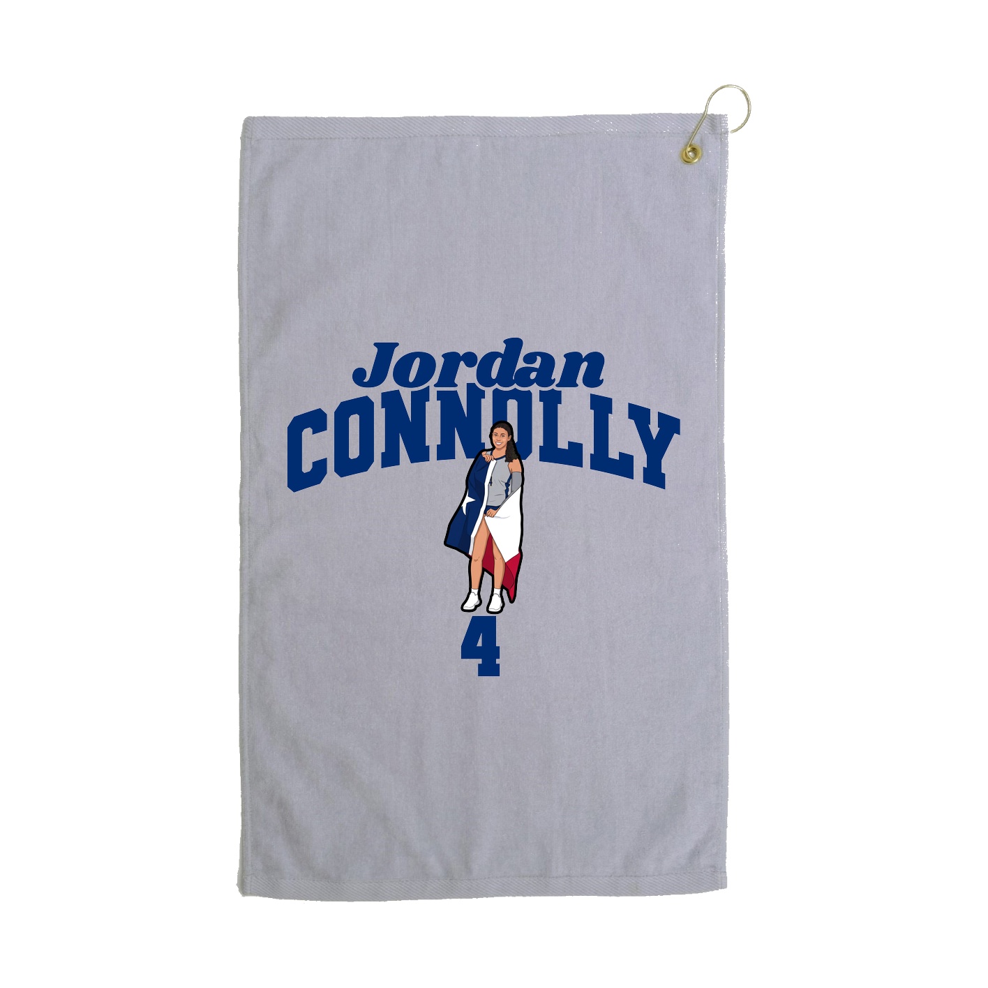 Golf Towel — Signature Arch in Grey