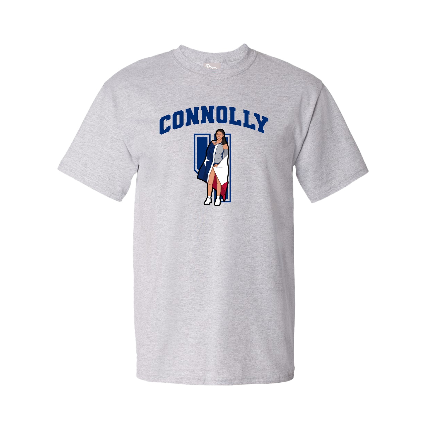Youth Tee — Number in Grey