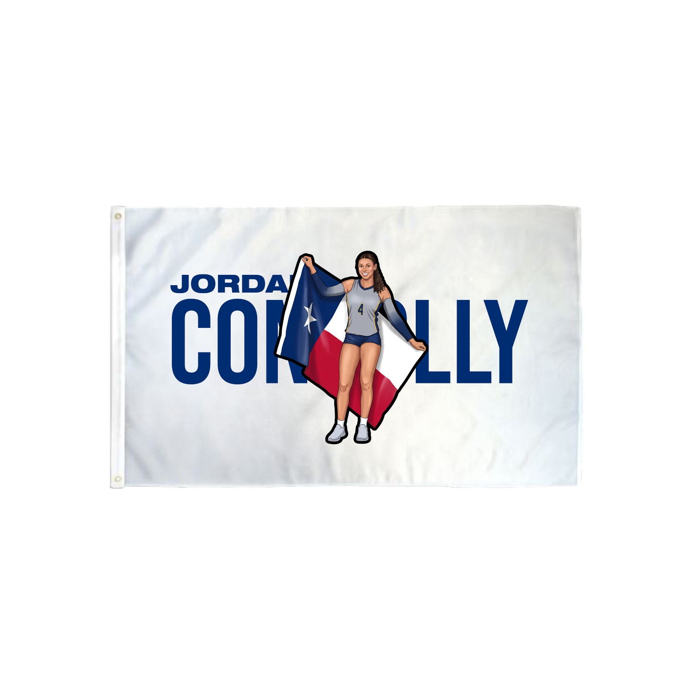 3x5 Flag — Player Name in Classic