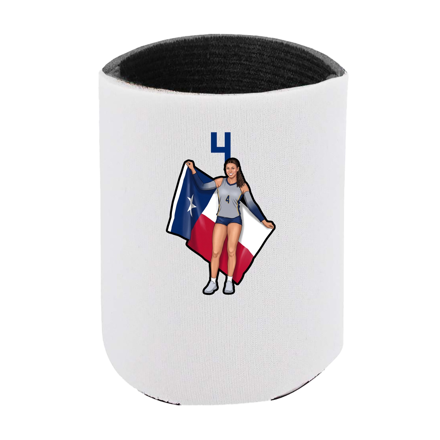 Can Holder — Number Top in White