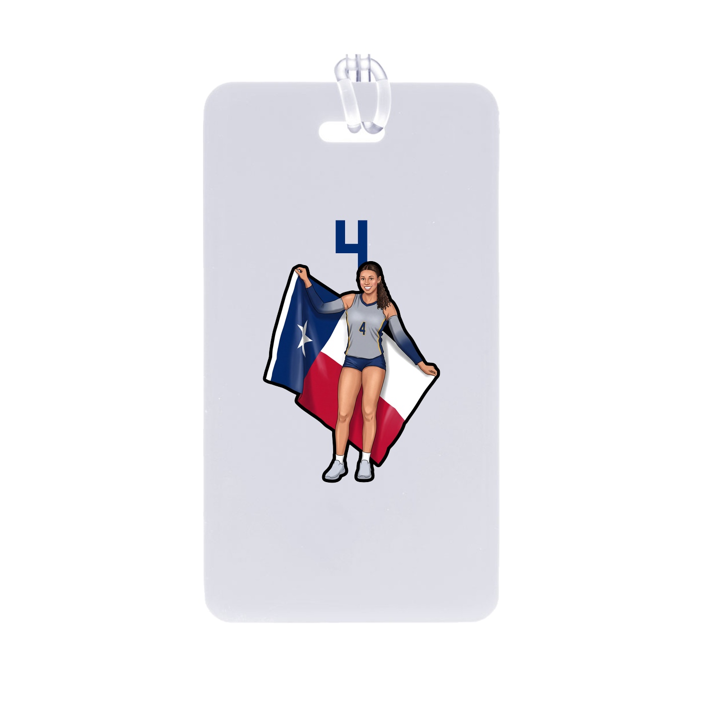 Bag Tag — Number Top in Classic