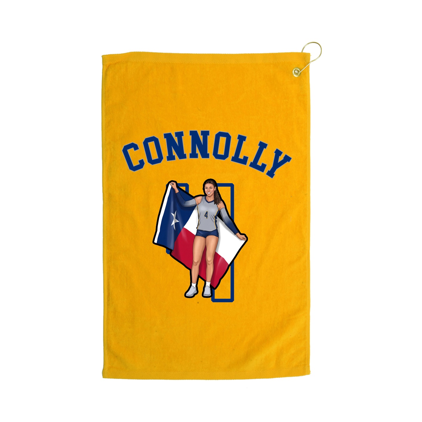 Golf Towel — Shirsey Arch in Gold