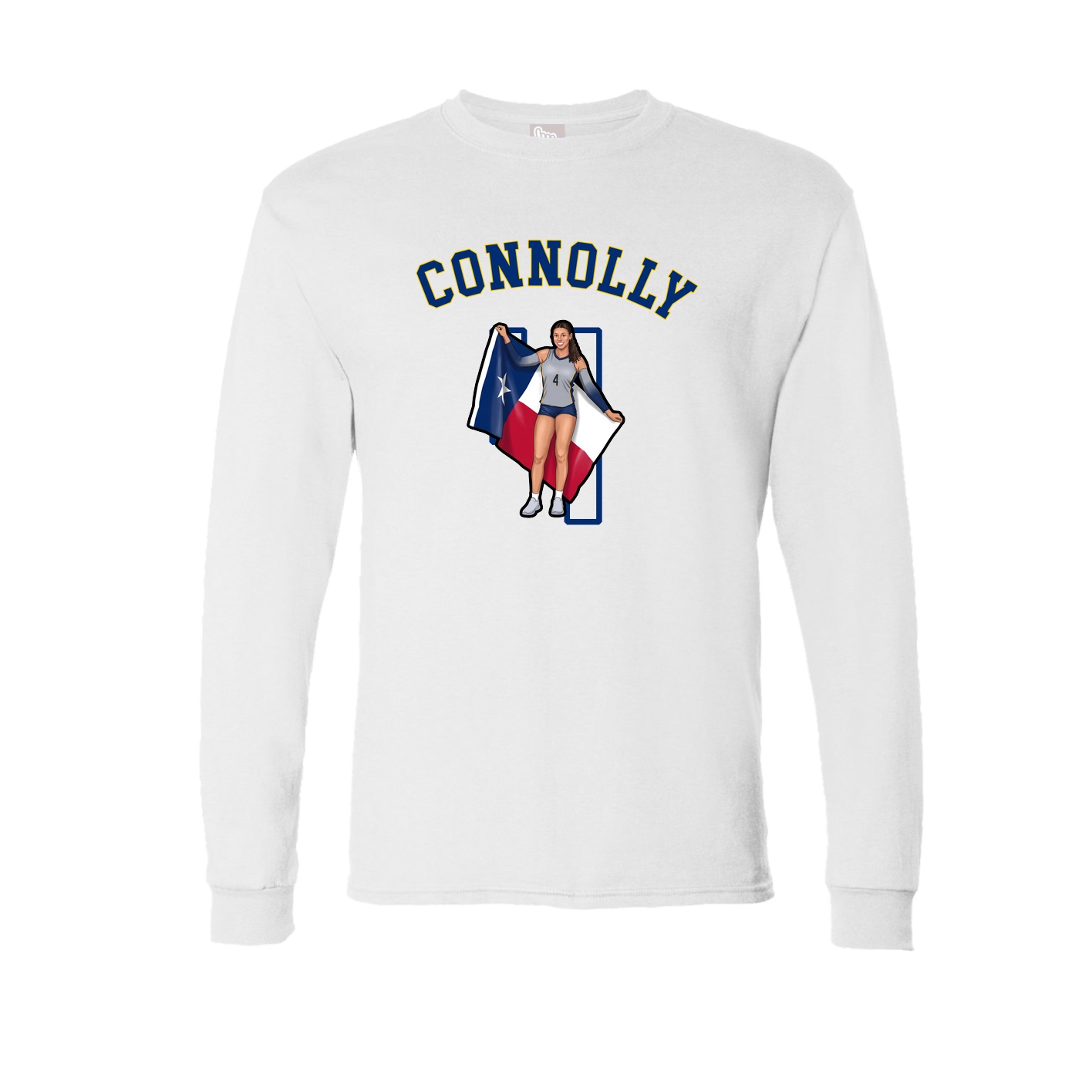 Long Sleeve Tee — Shirsey Arch in White