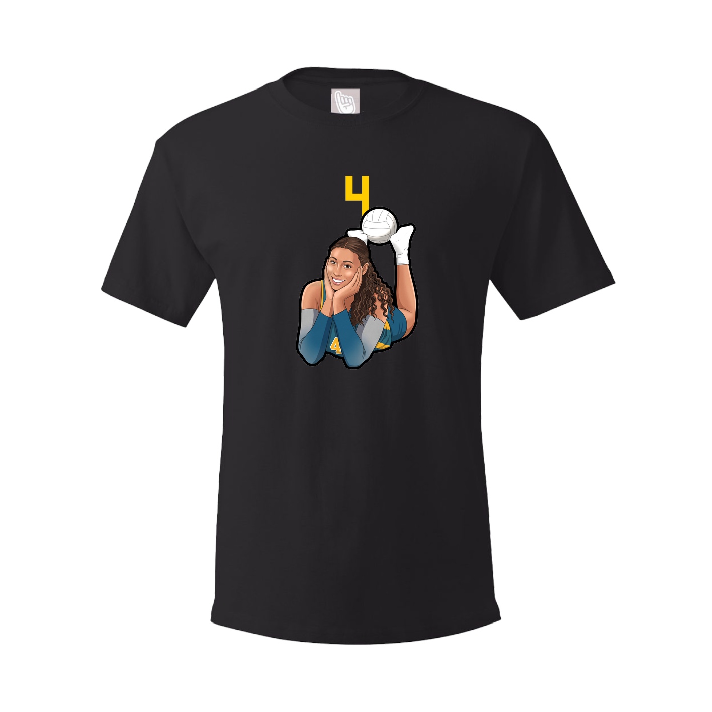 Tee — Number Top in Black