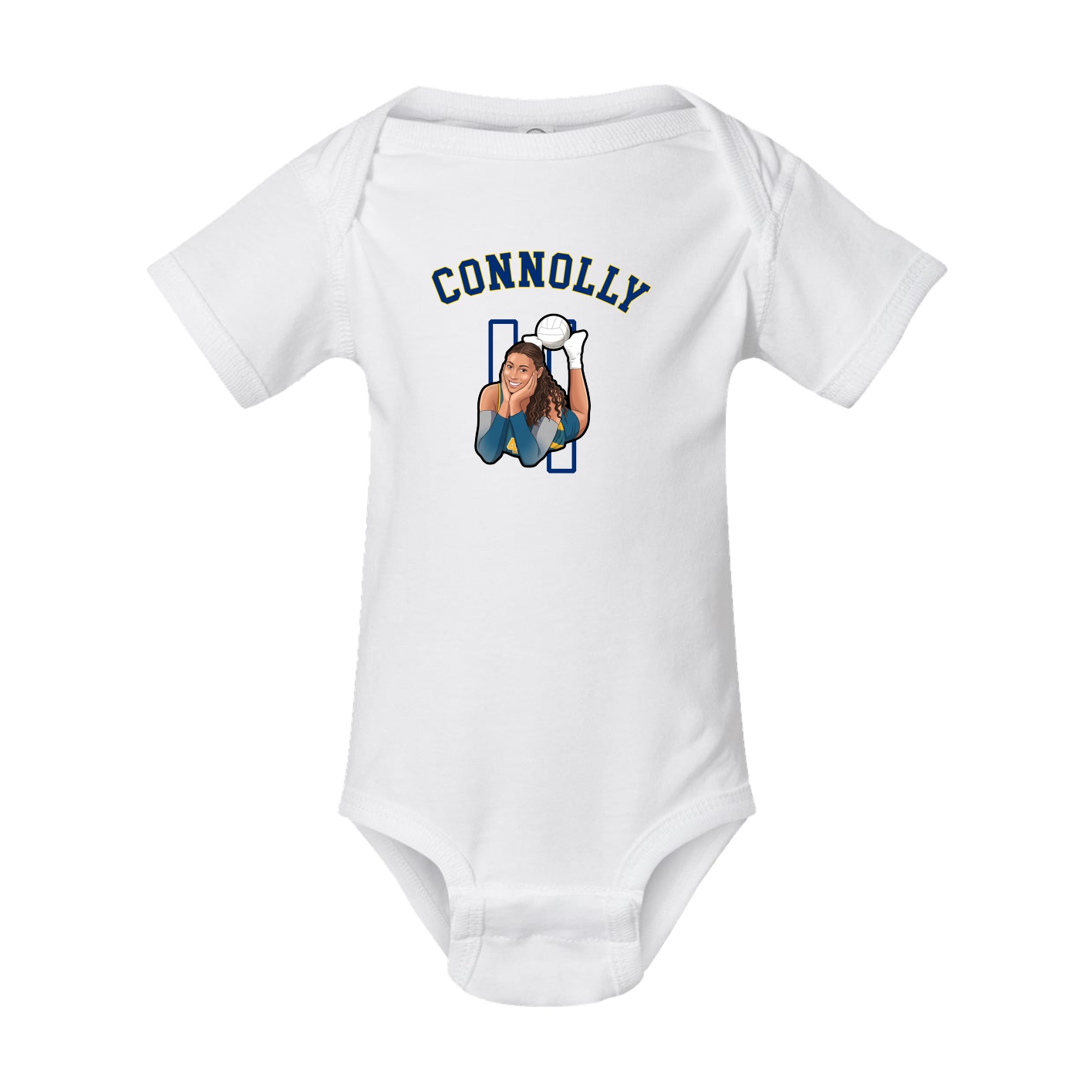 Baby Onesie — Shirsey Arch in White