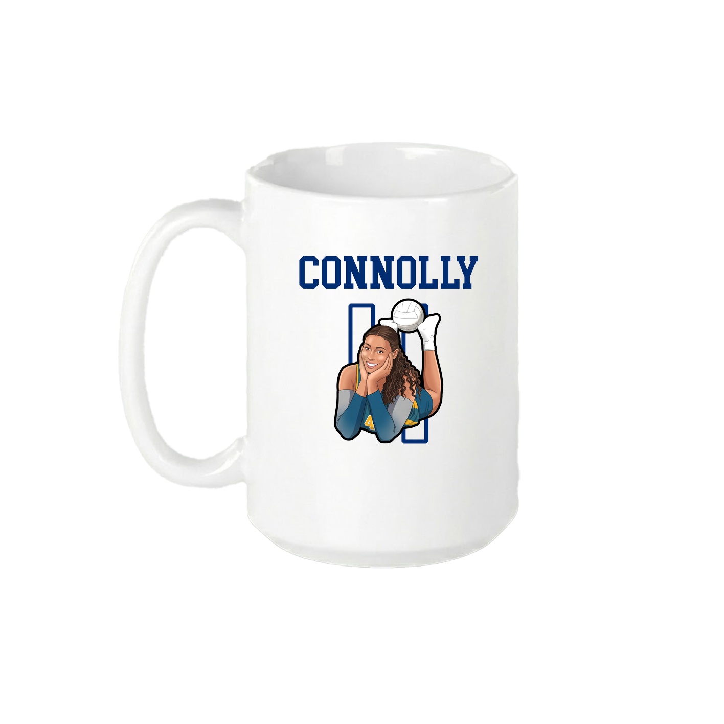 15oz Coffee Mug — Shirsey in White