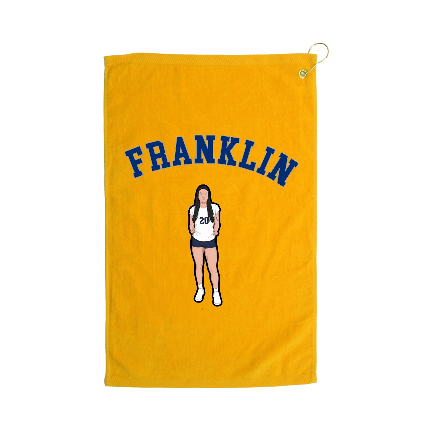 Golf Towel — Shirsey Arch in Gold