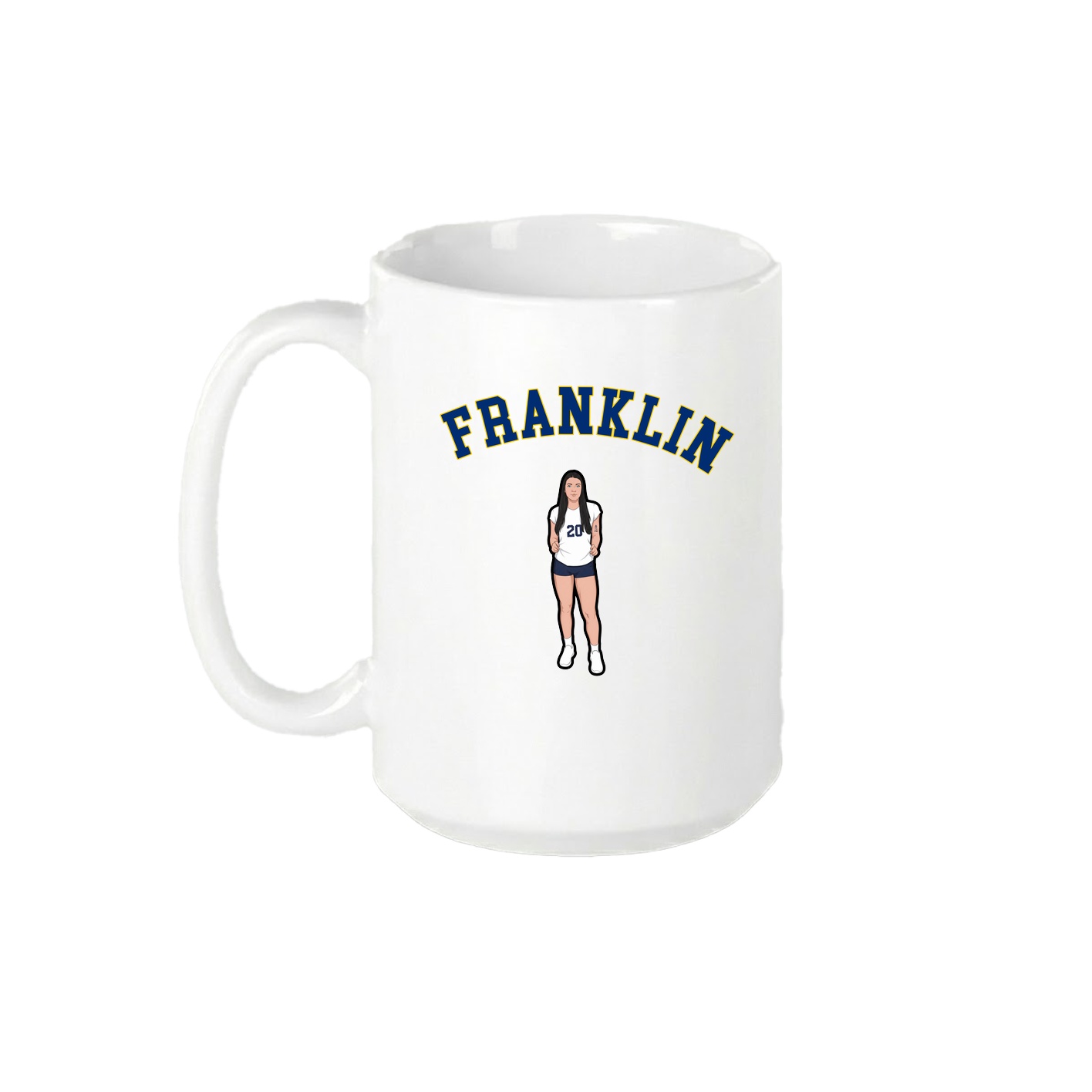 15oz Coffee Mug — Shirsey Arch in White