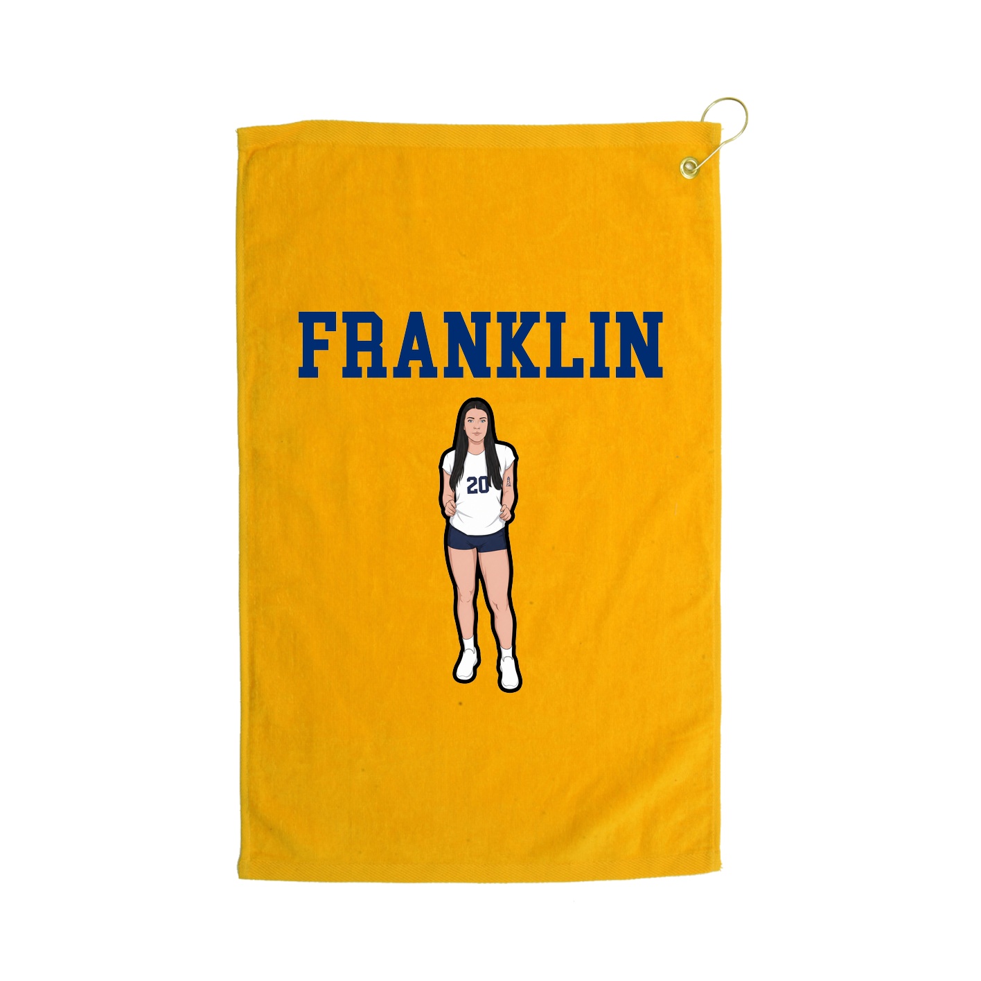 Golf Towel — Shirsey in Gold