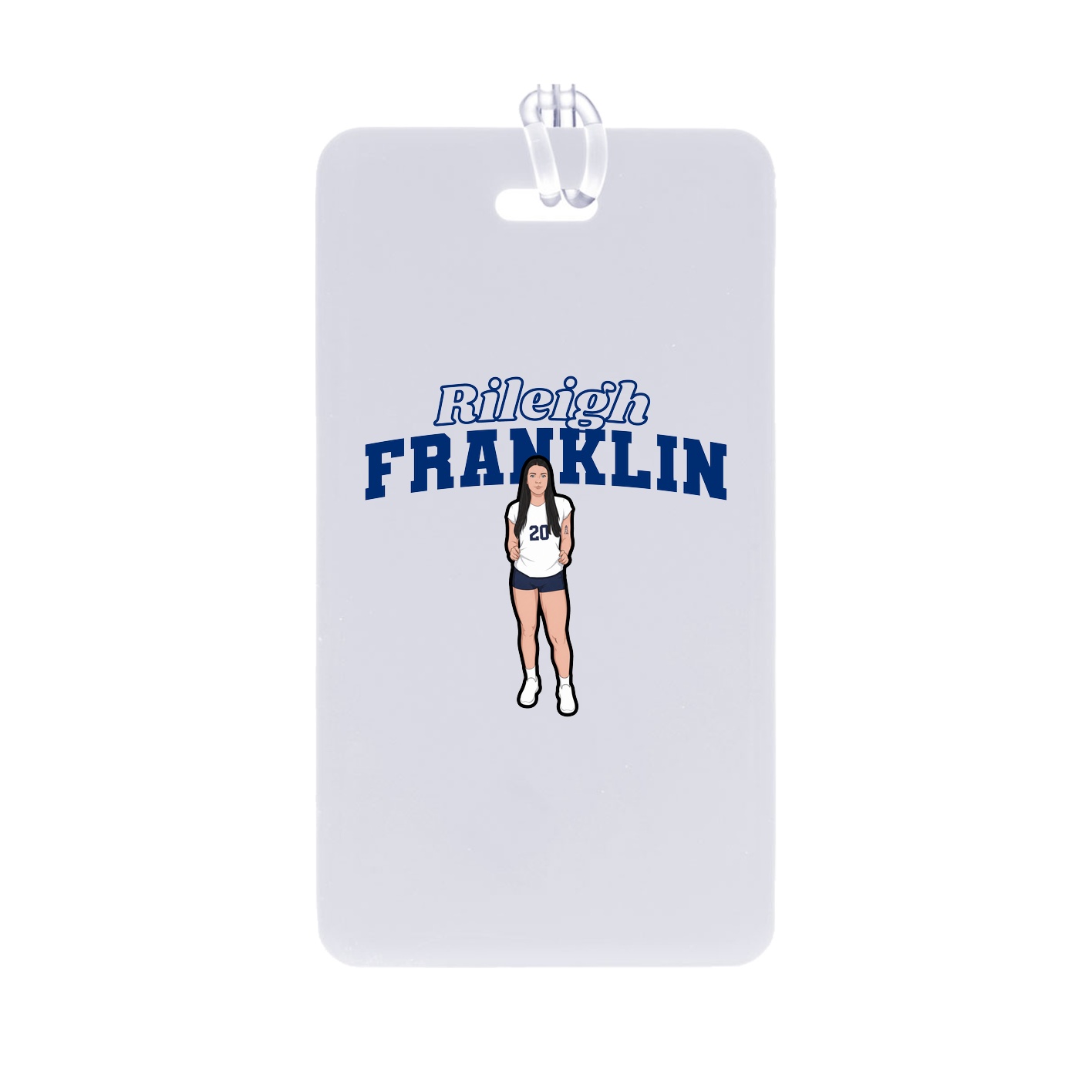 Bag Tag — Name Arch in Classic