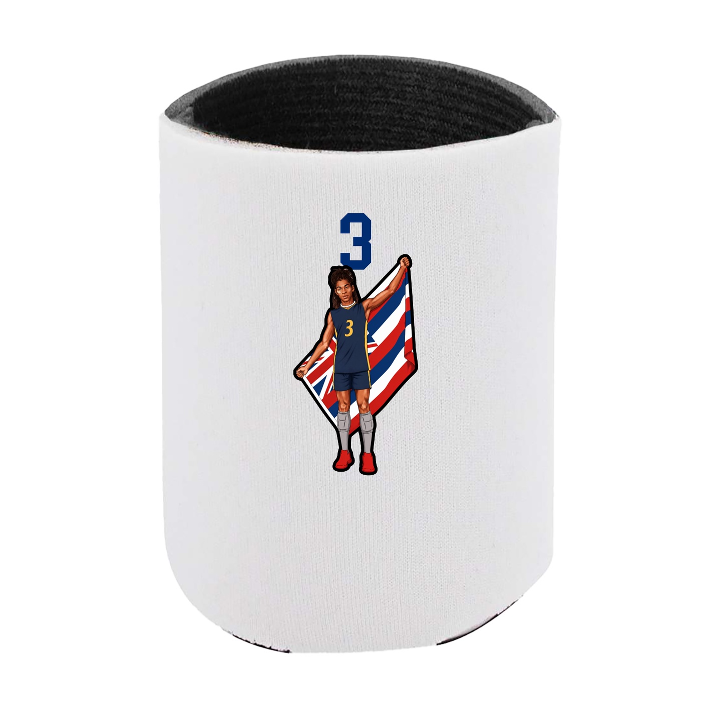 Can Holder — Number Top in White