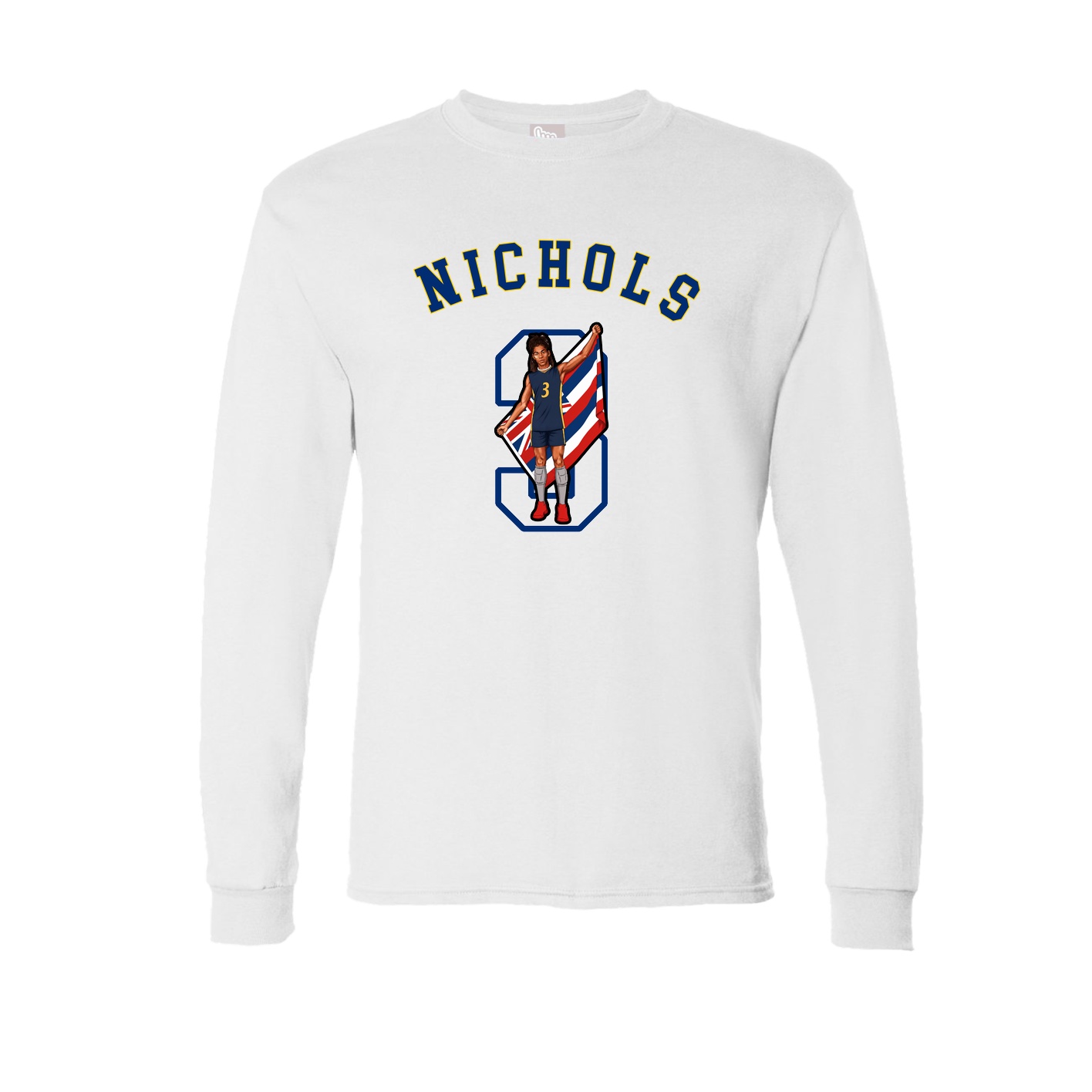 Long Sleeve Tee — Shirsey Arch in White