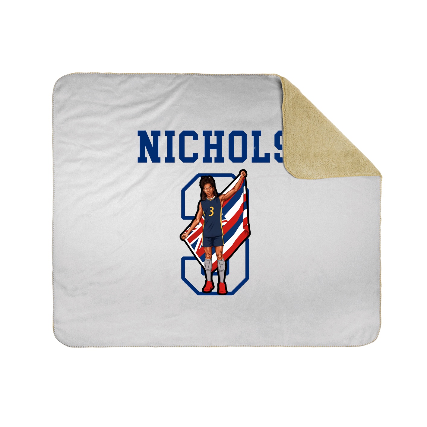 Throw Blanket — Shirsey in White