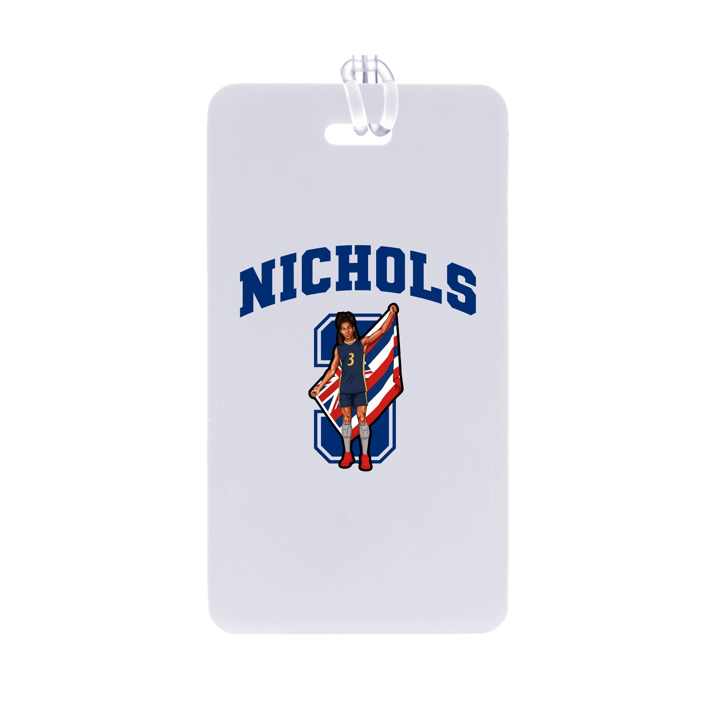 Bag Tag — Number in Classic