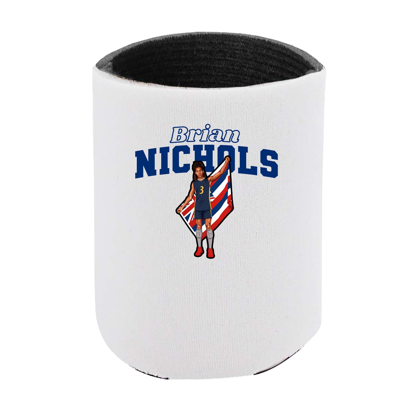 Can Holder — Name Arch in White