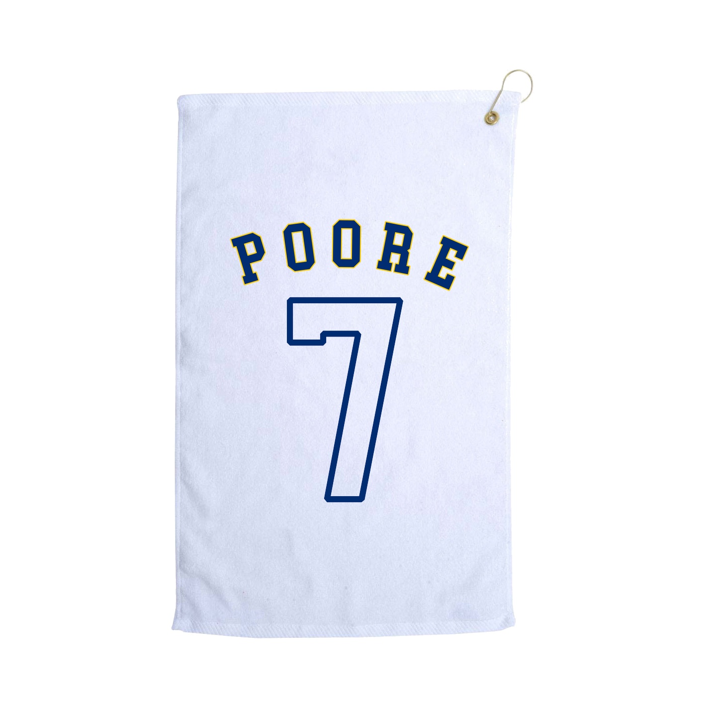 Golf Towel — Shirsey Arch in White