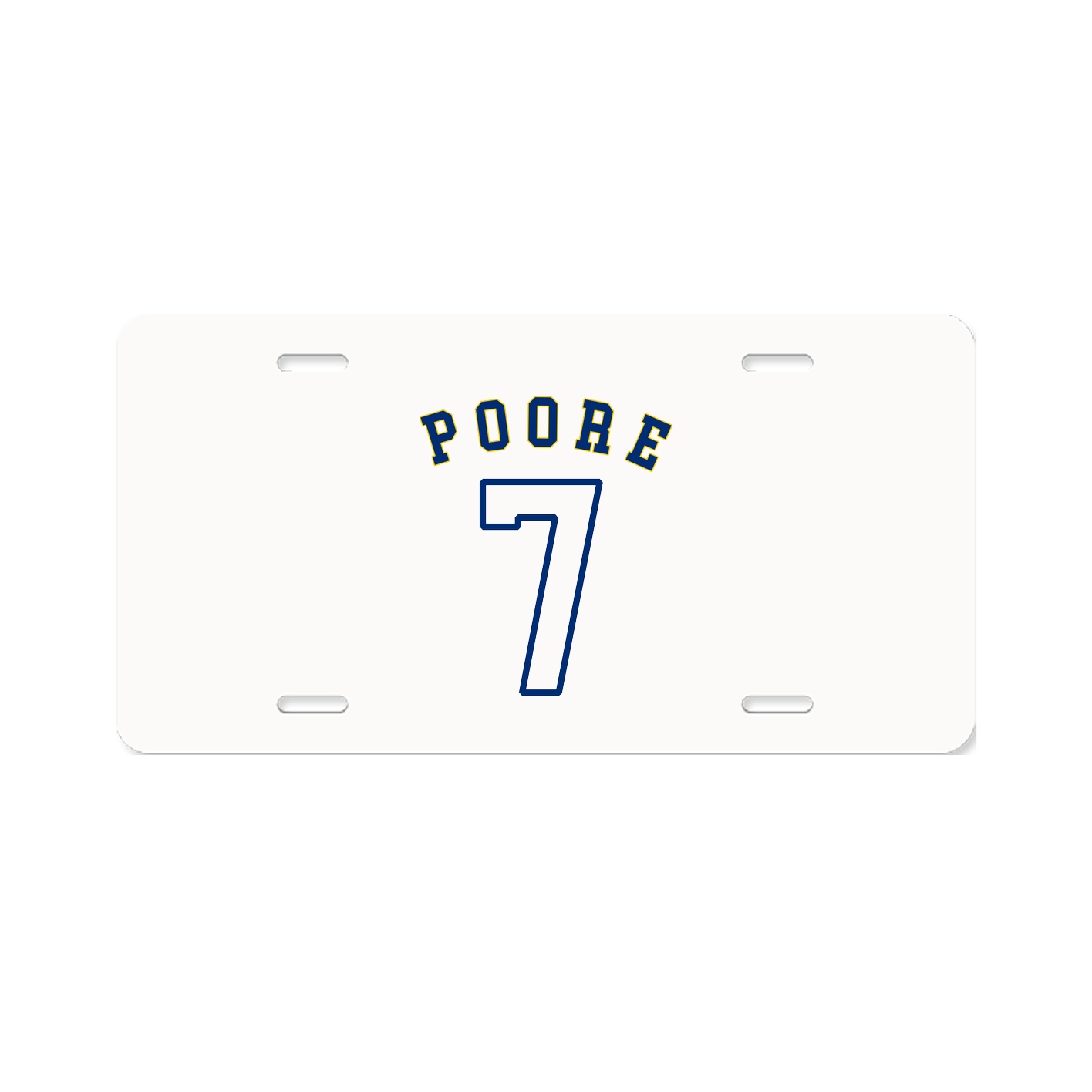 License Plate — Shirsey Arch in Classic