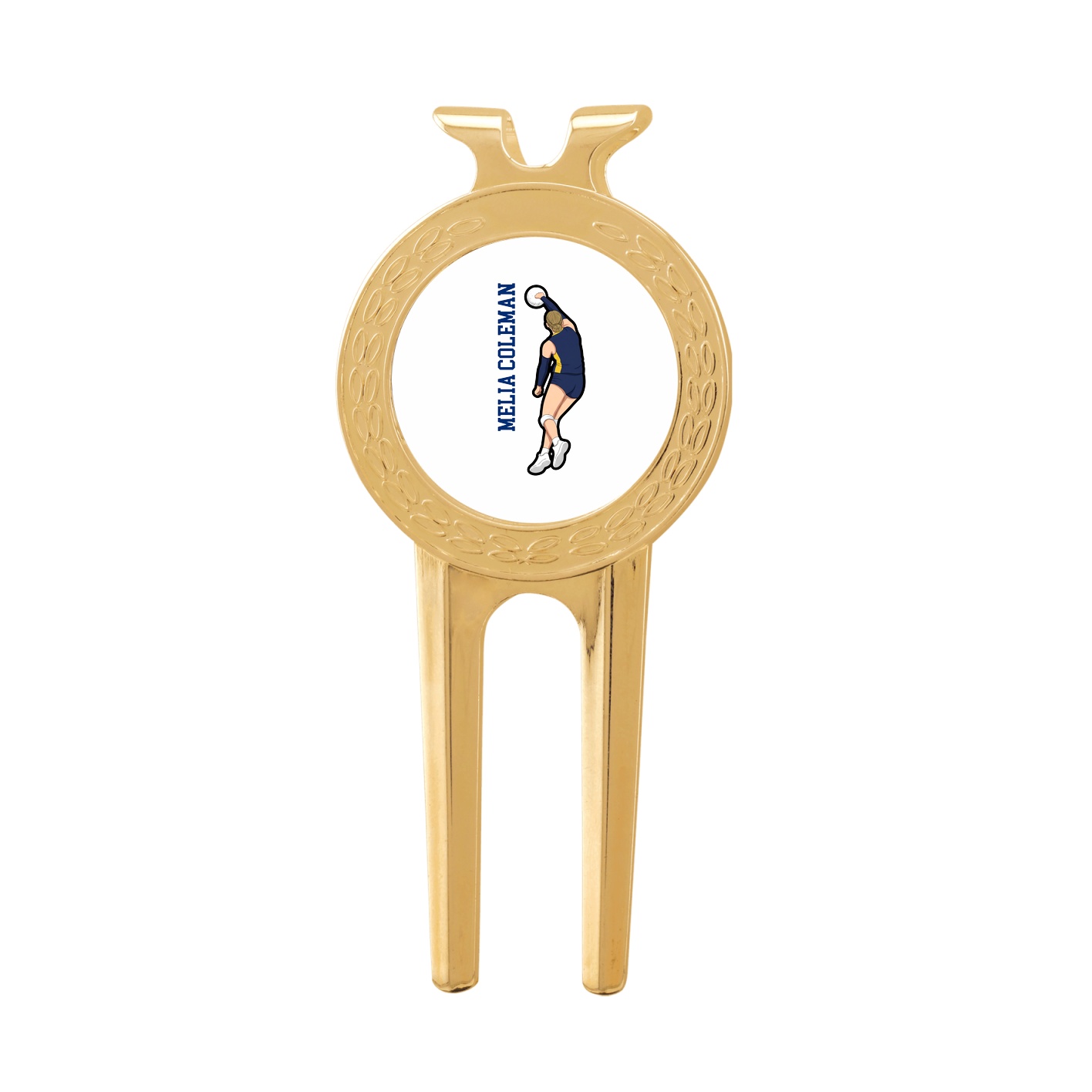 Divot Tool with Ball Marker — Name Vertical in Classic