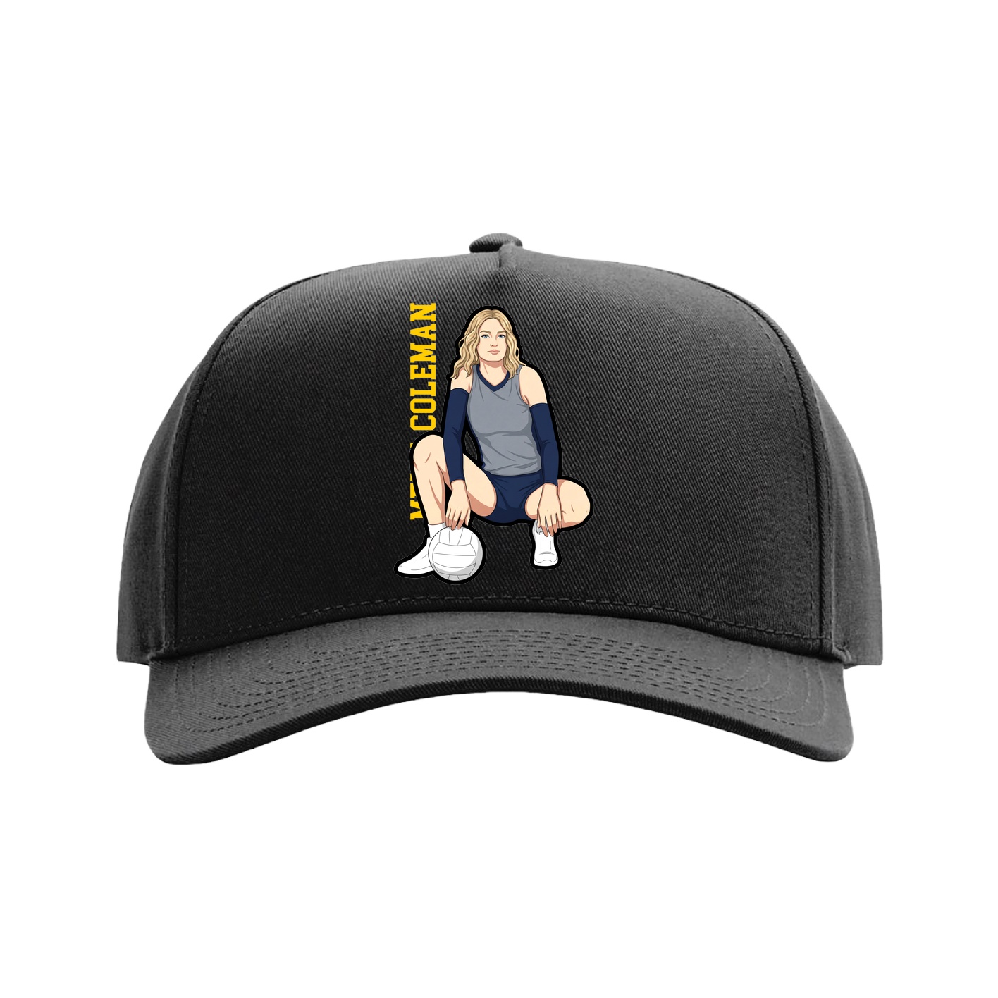 Full Fabric Five-Panel Champ Cap