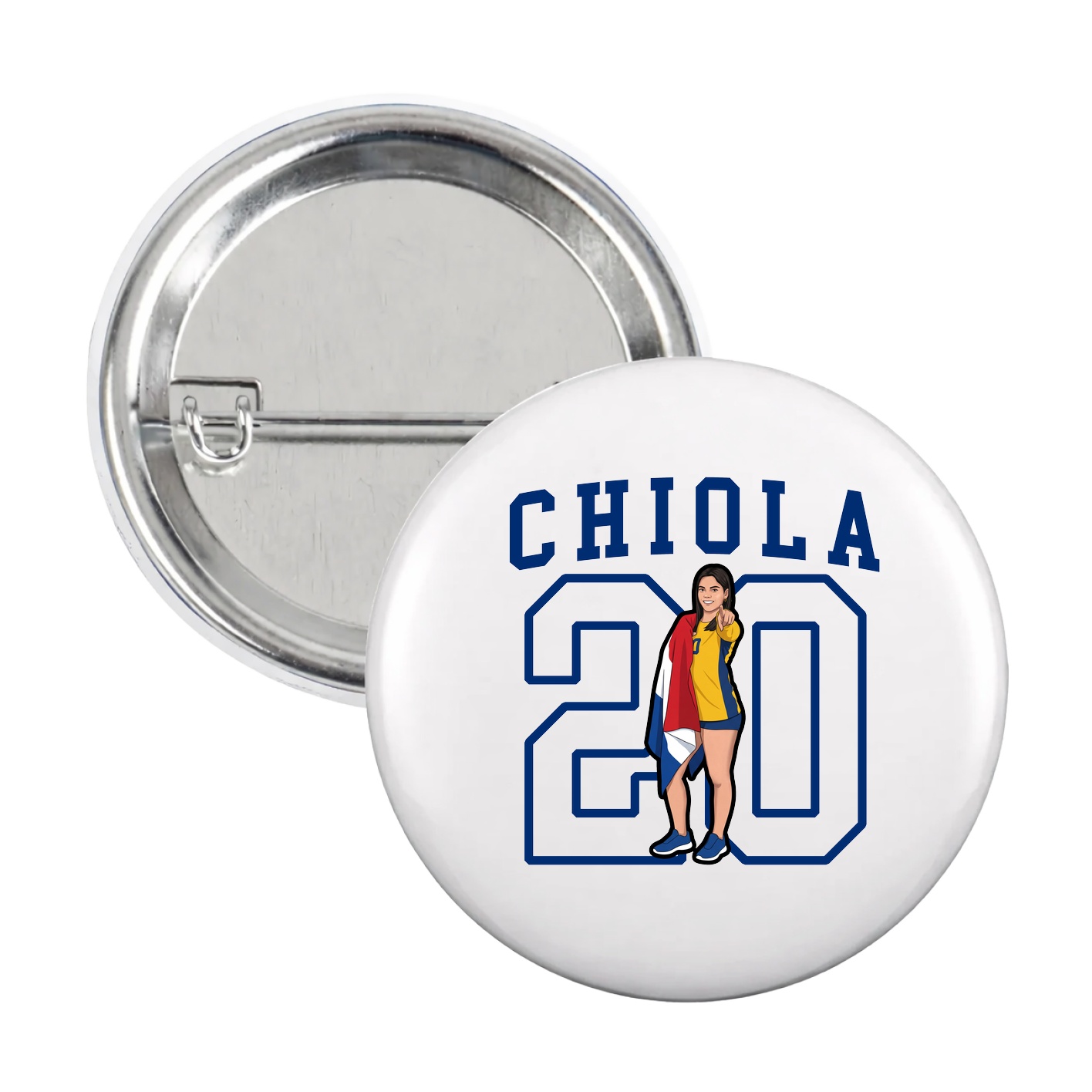 Game Day Button — Shirsey in White