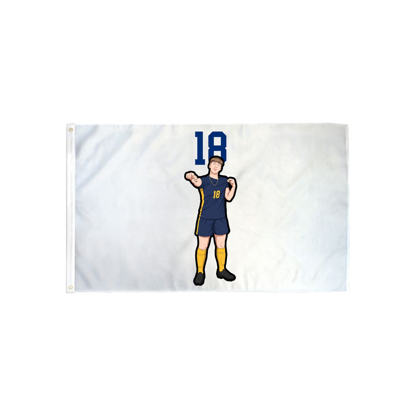3x5 Flag — Number Top in Classic