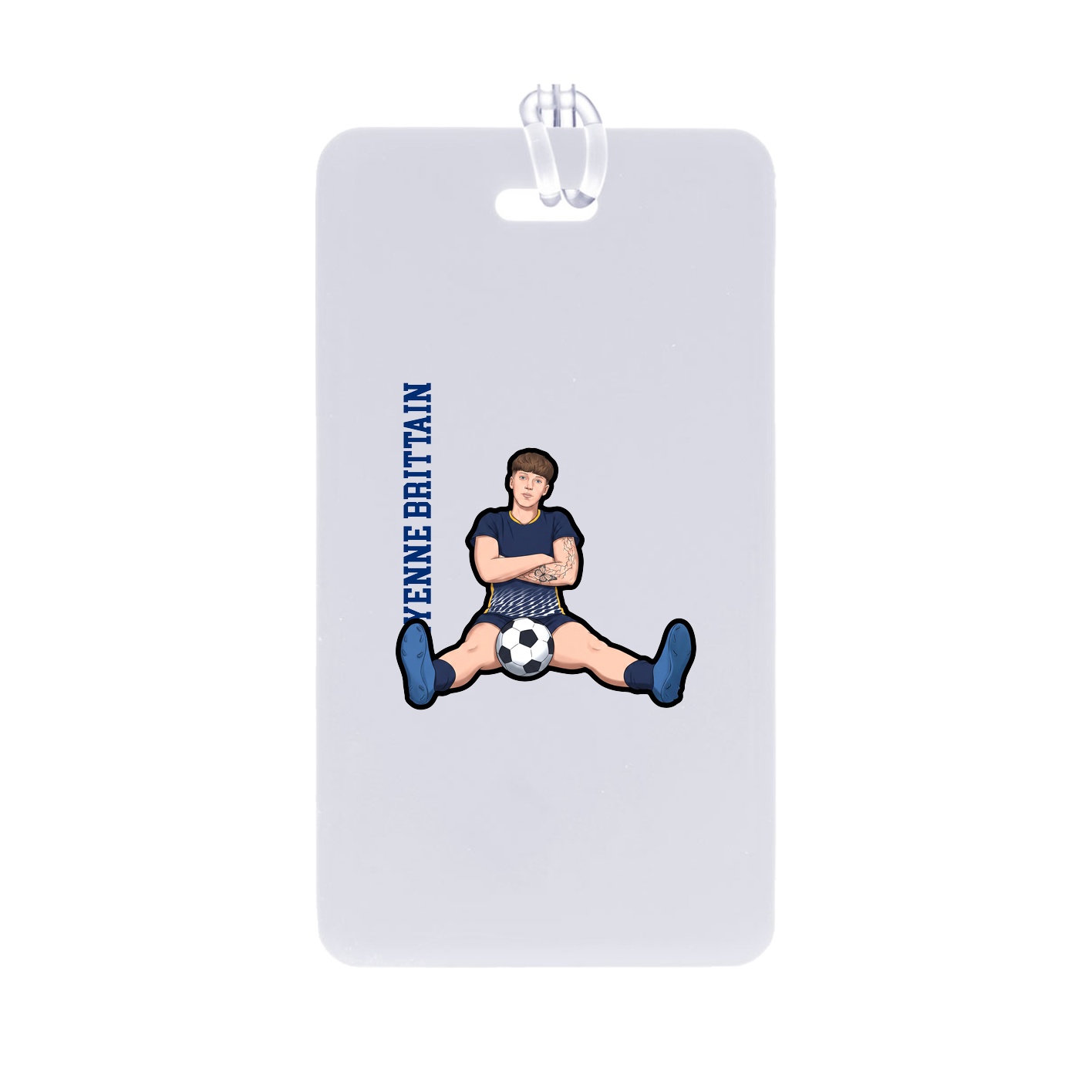 Bag Tag — Name Vertical in Classic