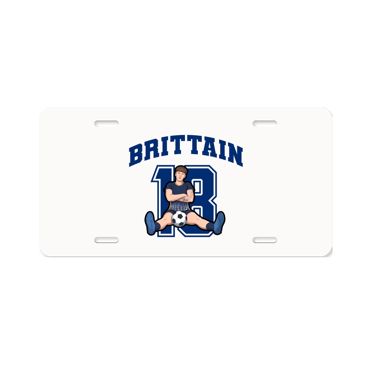 License Plate — Number in Classic