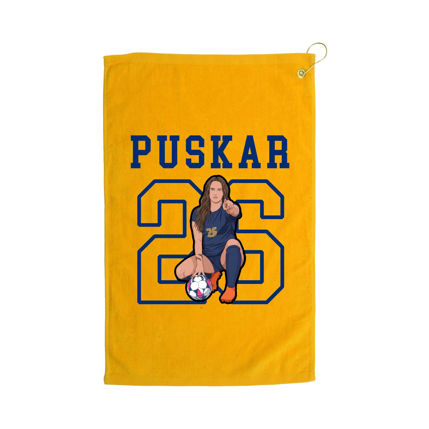 Golf Towel — Shirsey in Gold