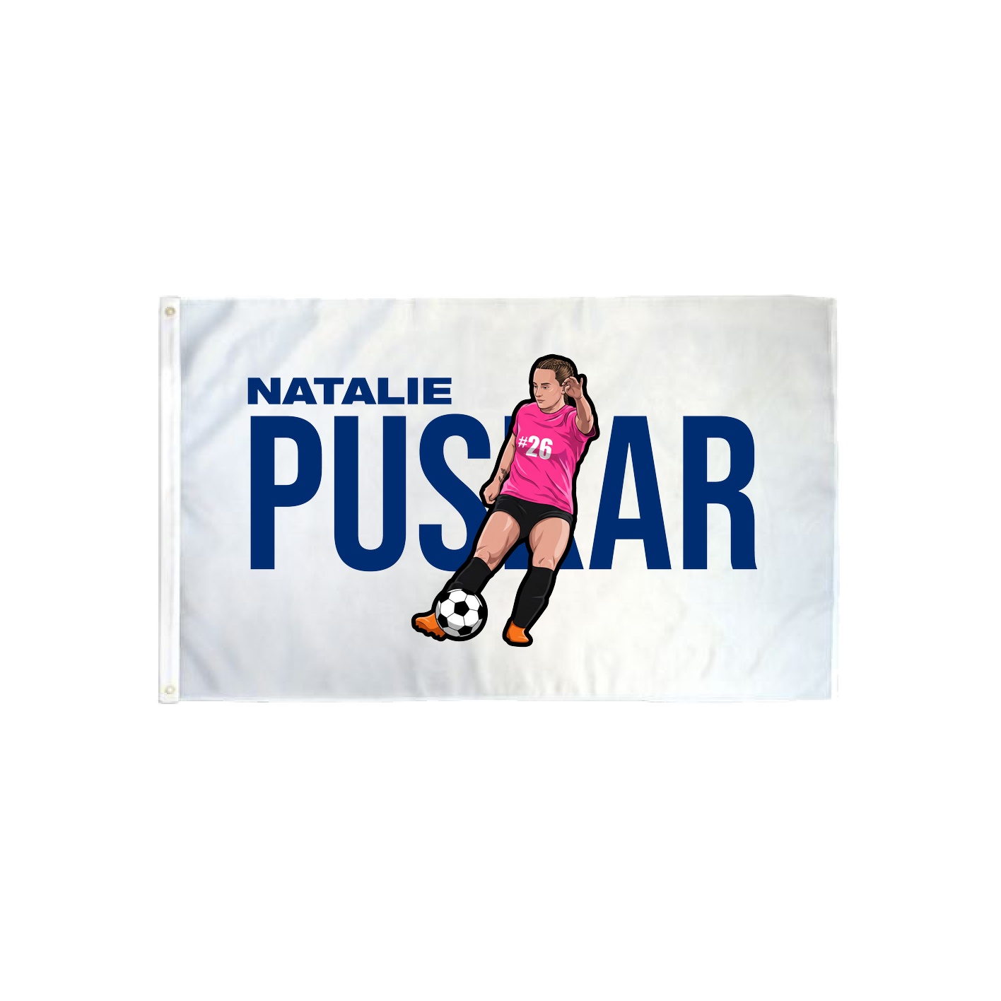 3x5 Flag — Player Name in Classic