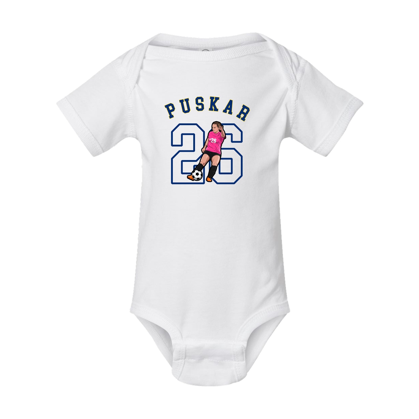 Baby Onesie — Shirsey Arch in White