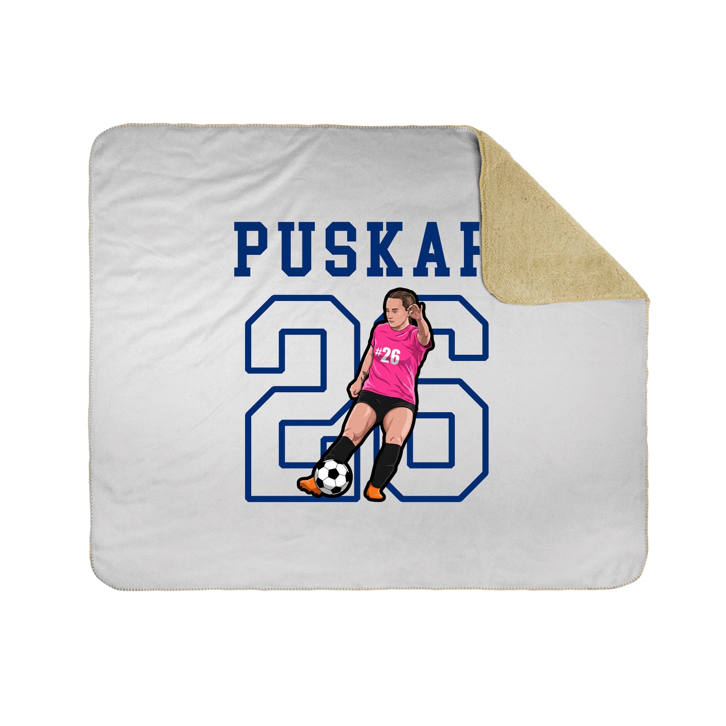 Throw Blanket — Shirsey in White