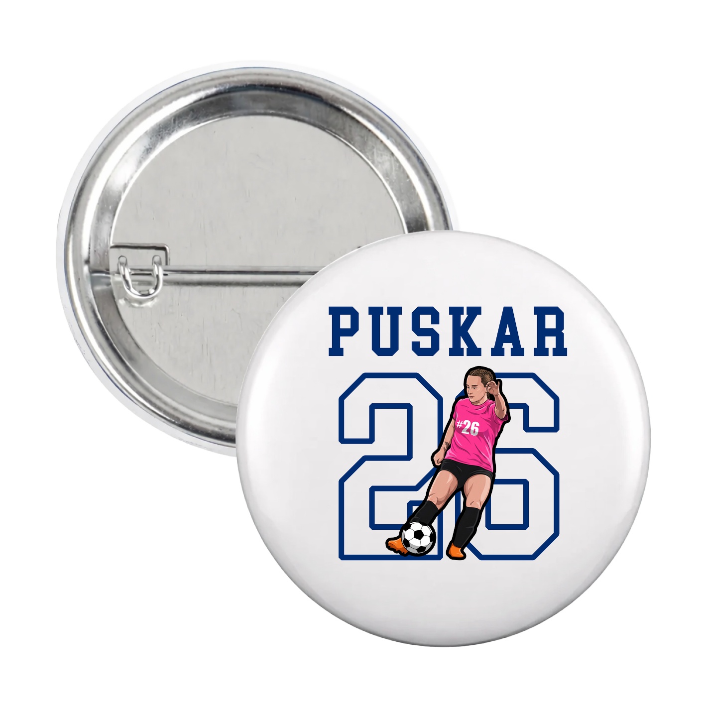 Game Day Button — Shirsey in White