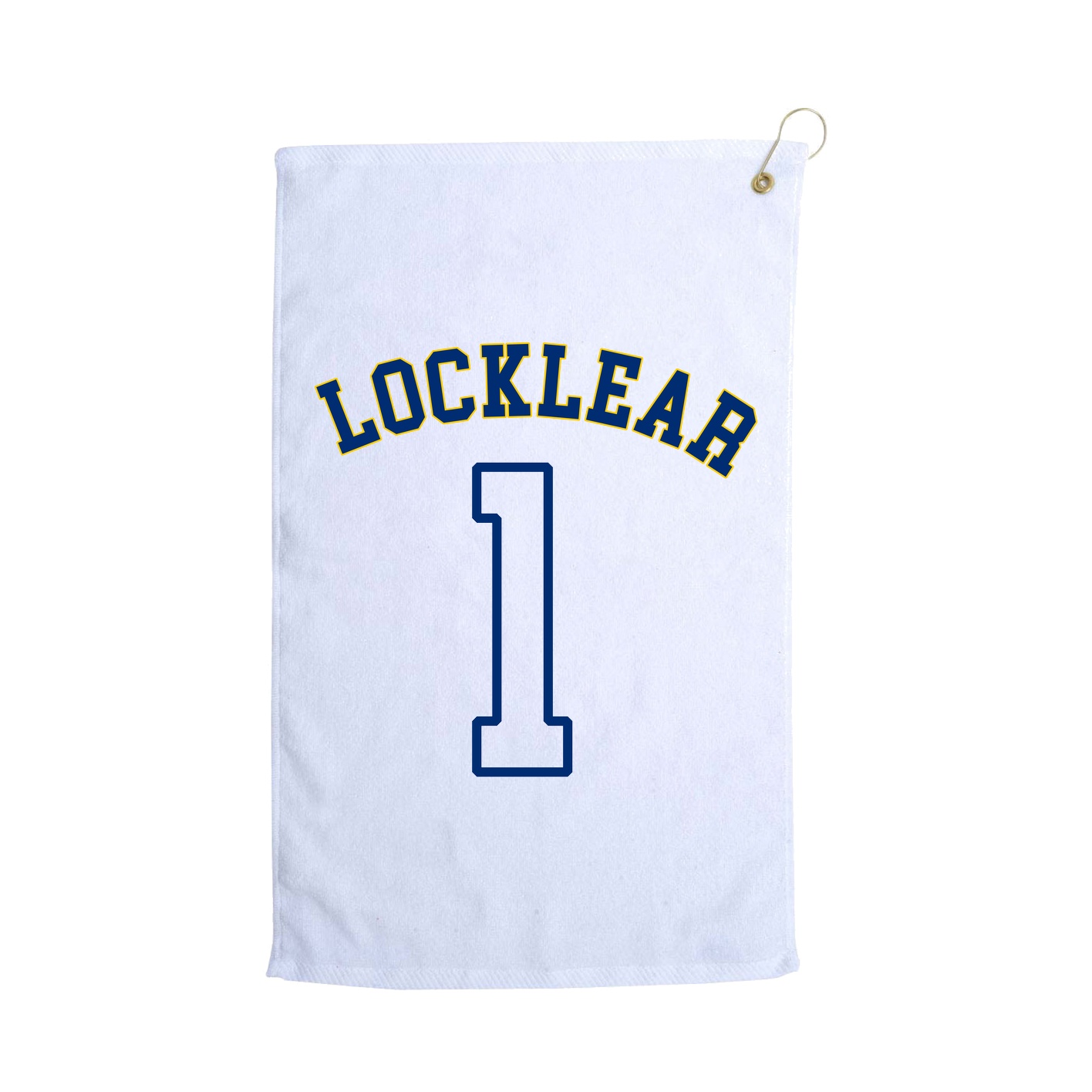 Golf Towel — Shirsey Arch in White