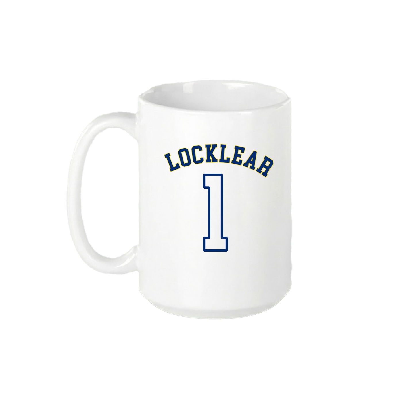 15oz Coffee Mug — Shirsey Arch in White