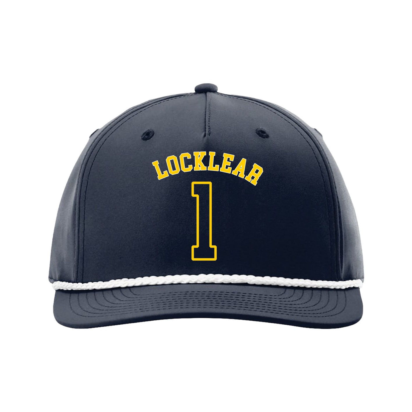 Five-Panel Classic Rope Cap — Shirsey Arch in Navy