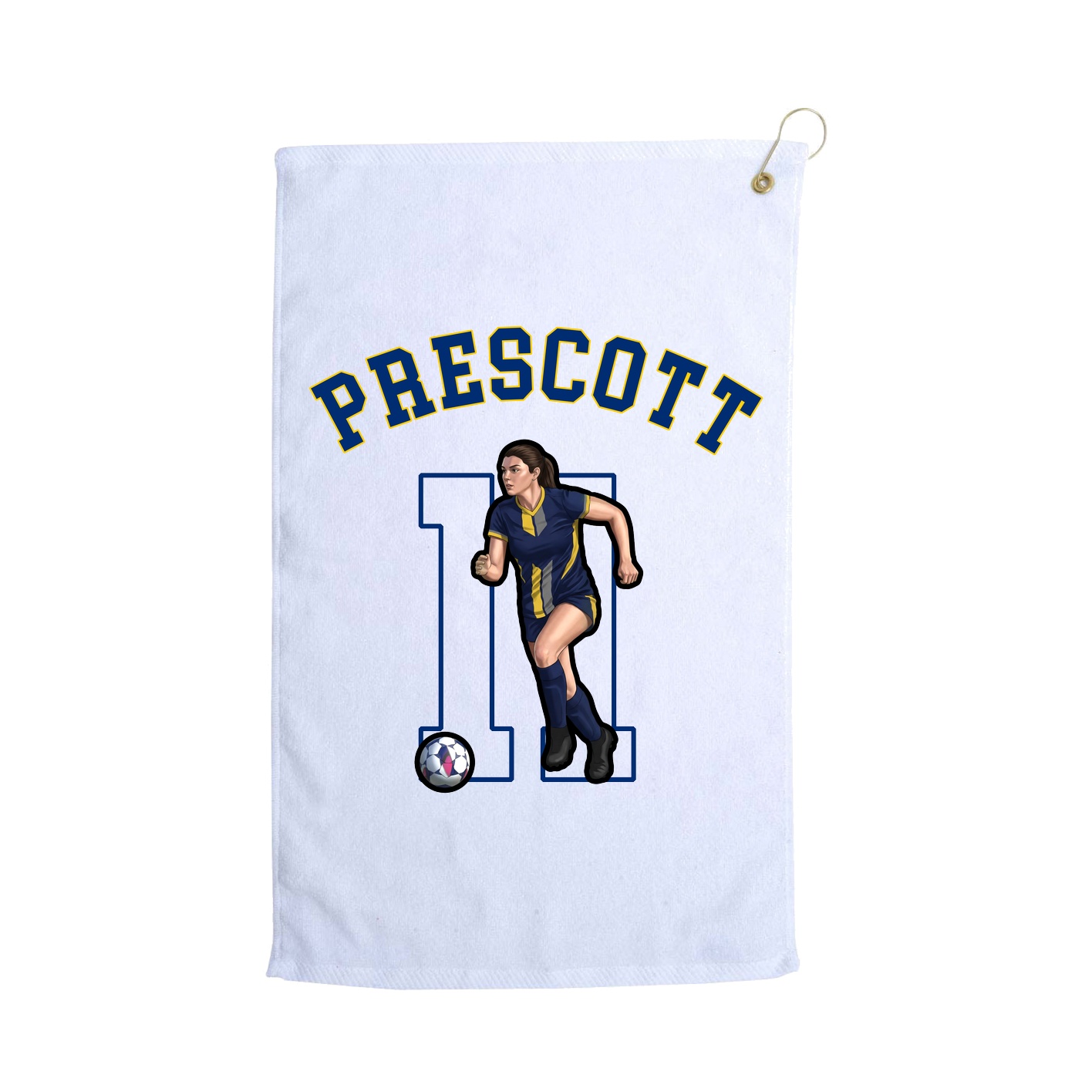 Golf Towel — Shirsey Arch in White