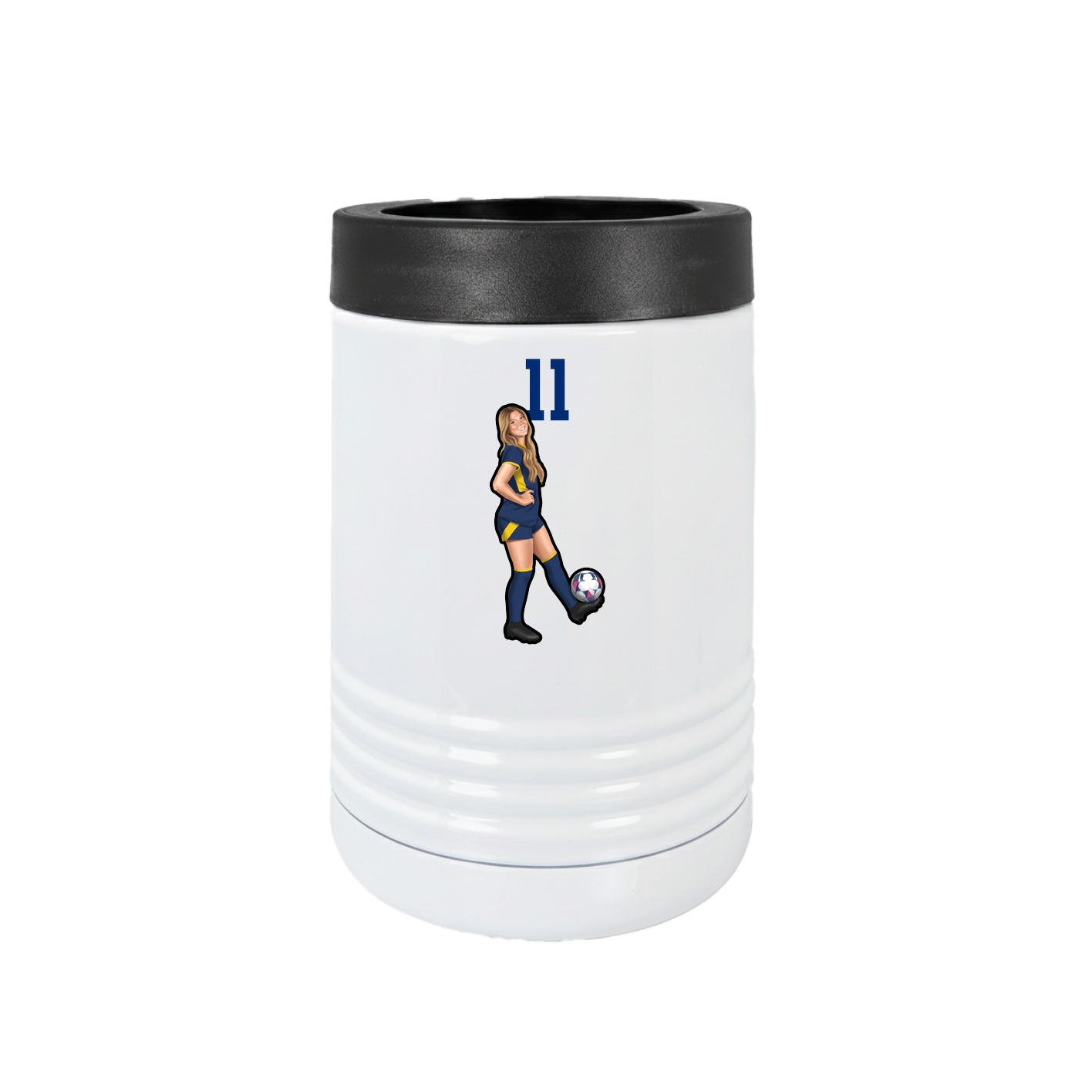 Beverage Holder — Number Top in White