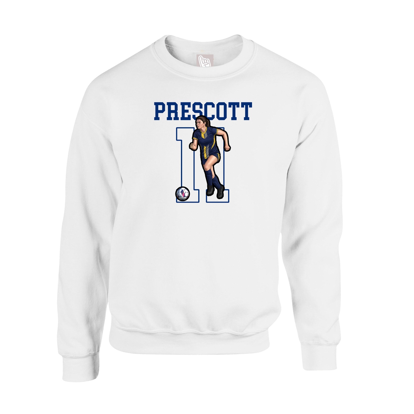 Fleece Crew — Shirsey in White