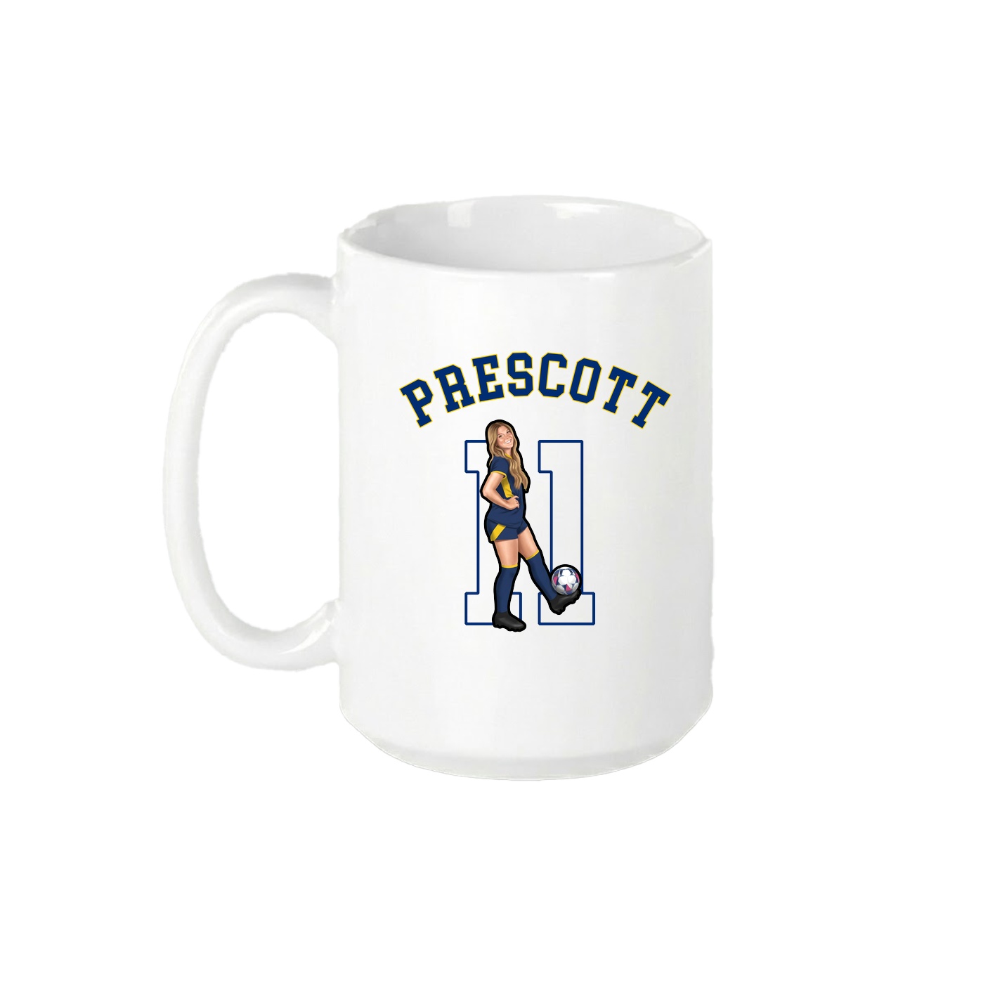 15oz Coffee Mug — Shirsey Arch in White