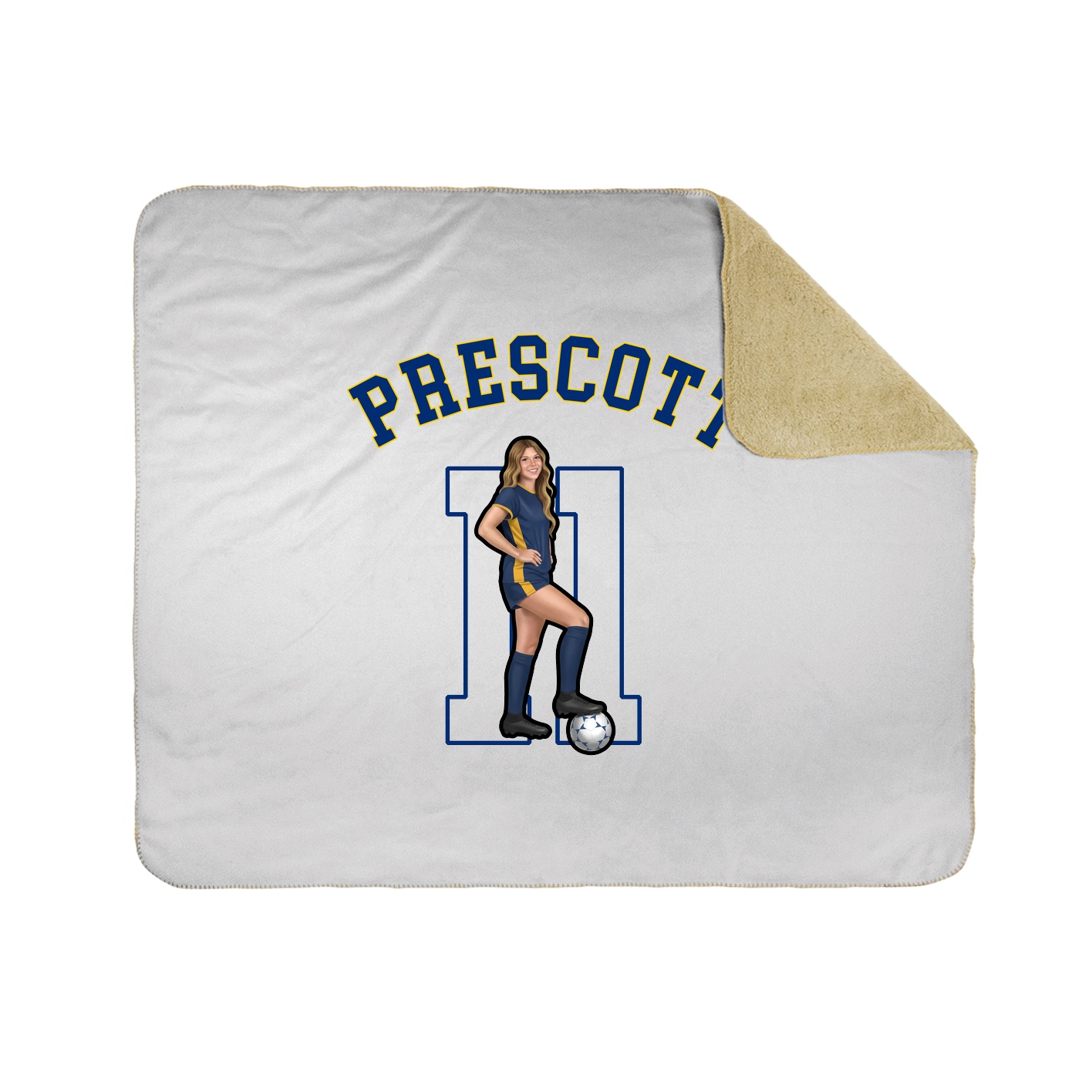 Throw Blanket — Shirsey Arch in White