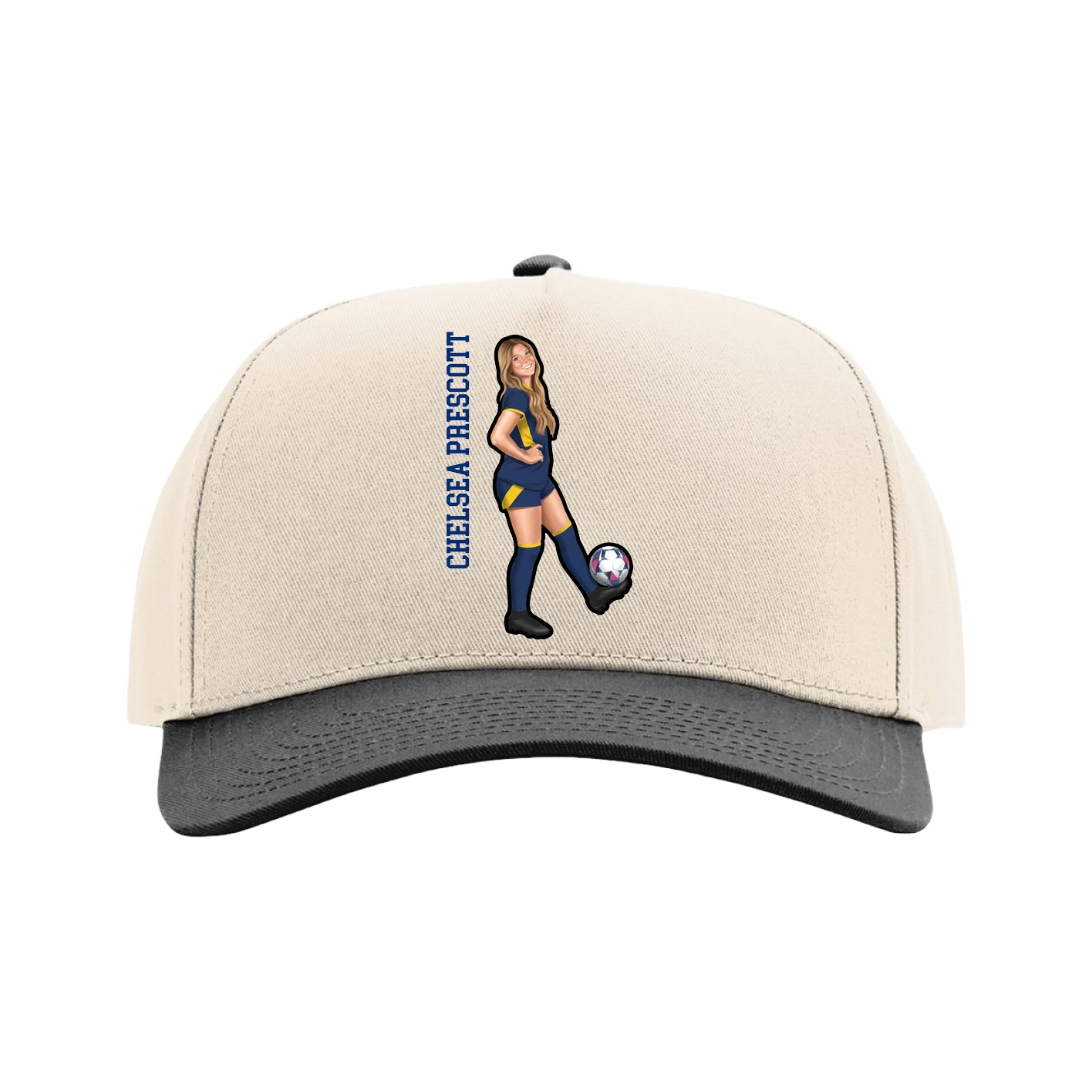 Full Fabric Five-Panel Champ Cap