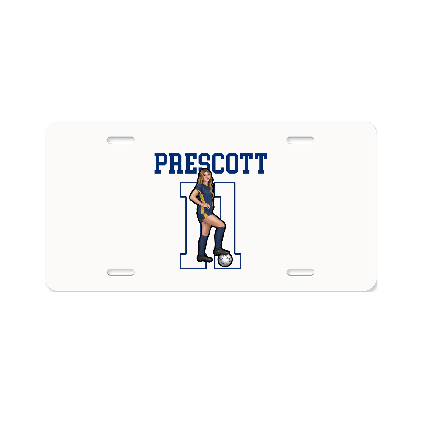 License Plate — Shirsey in Classic