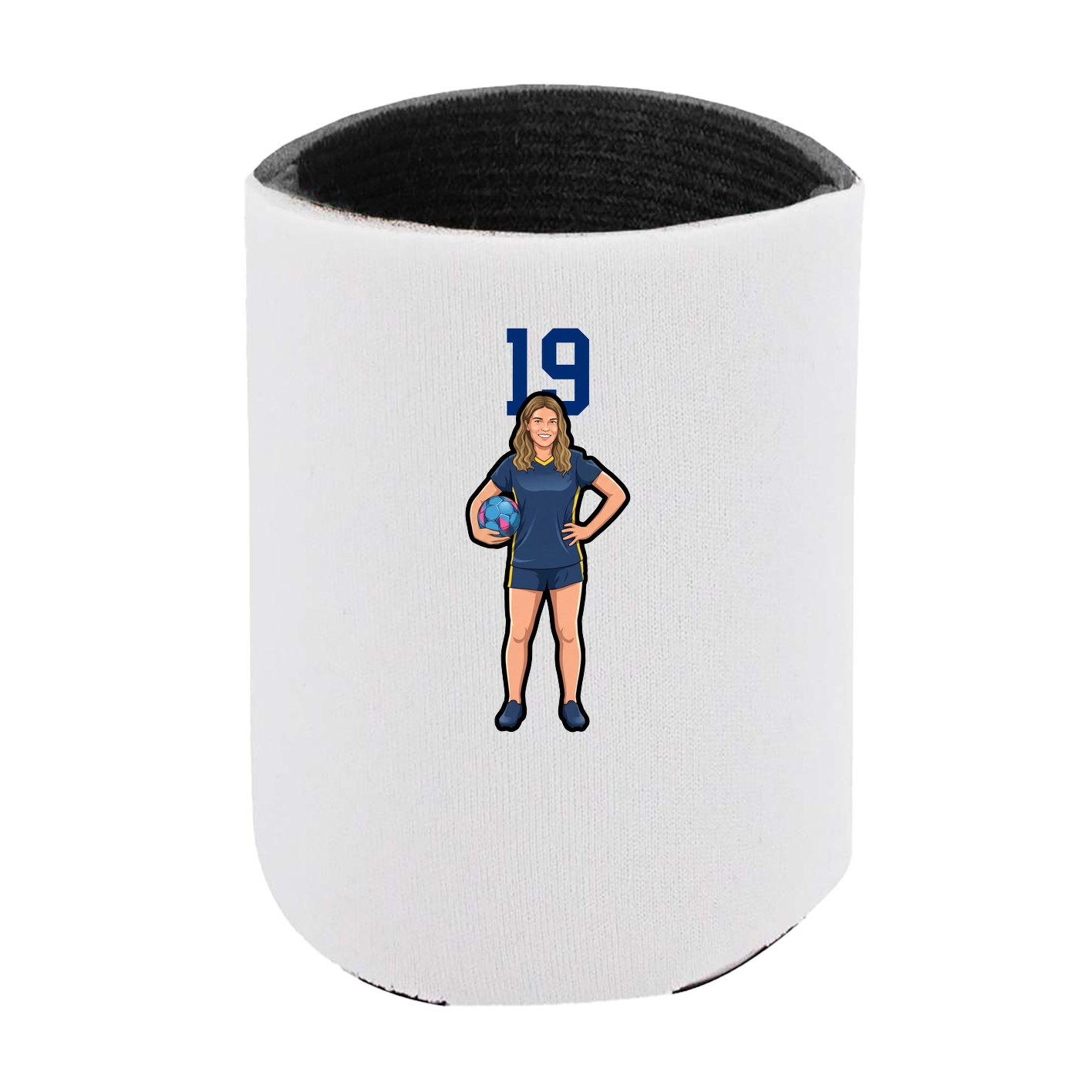Can Holder — Number Top in White