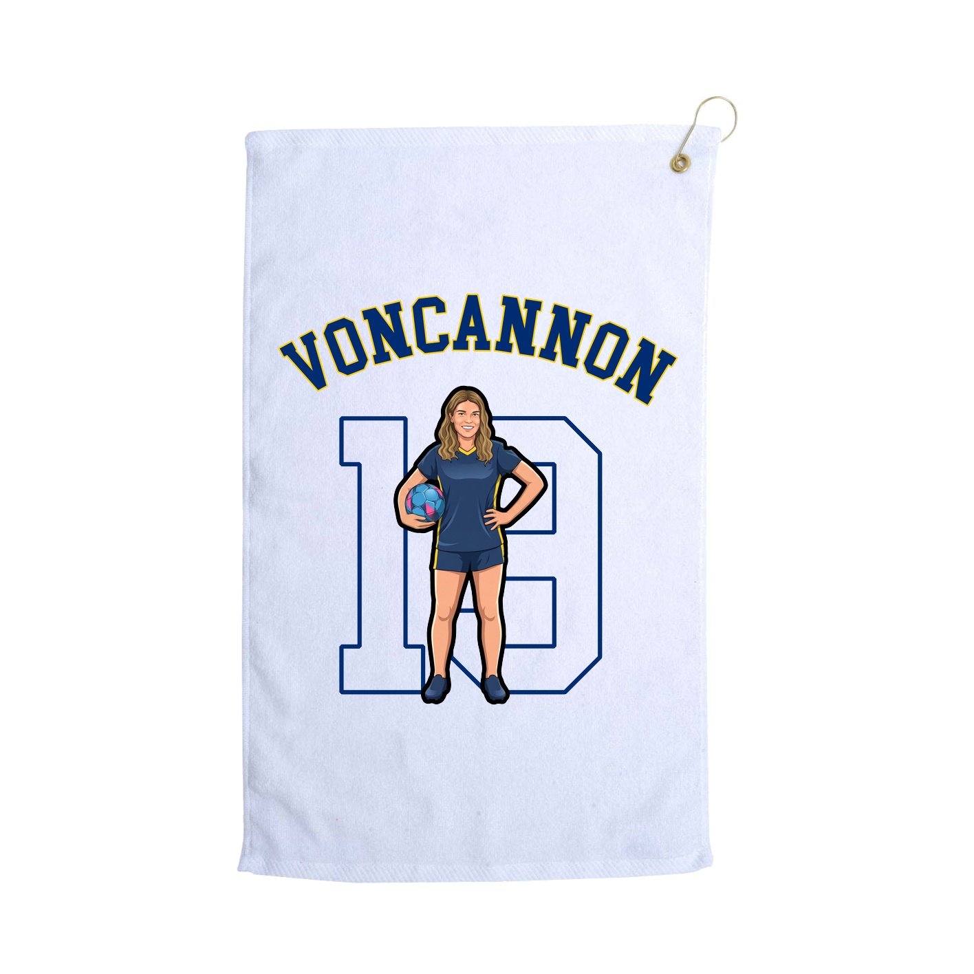 Golf Towel — Shirsey Arch in White