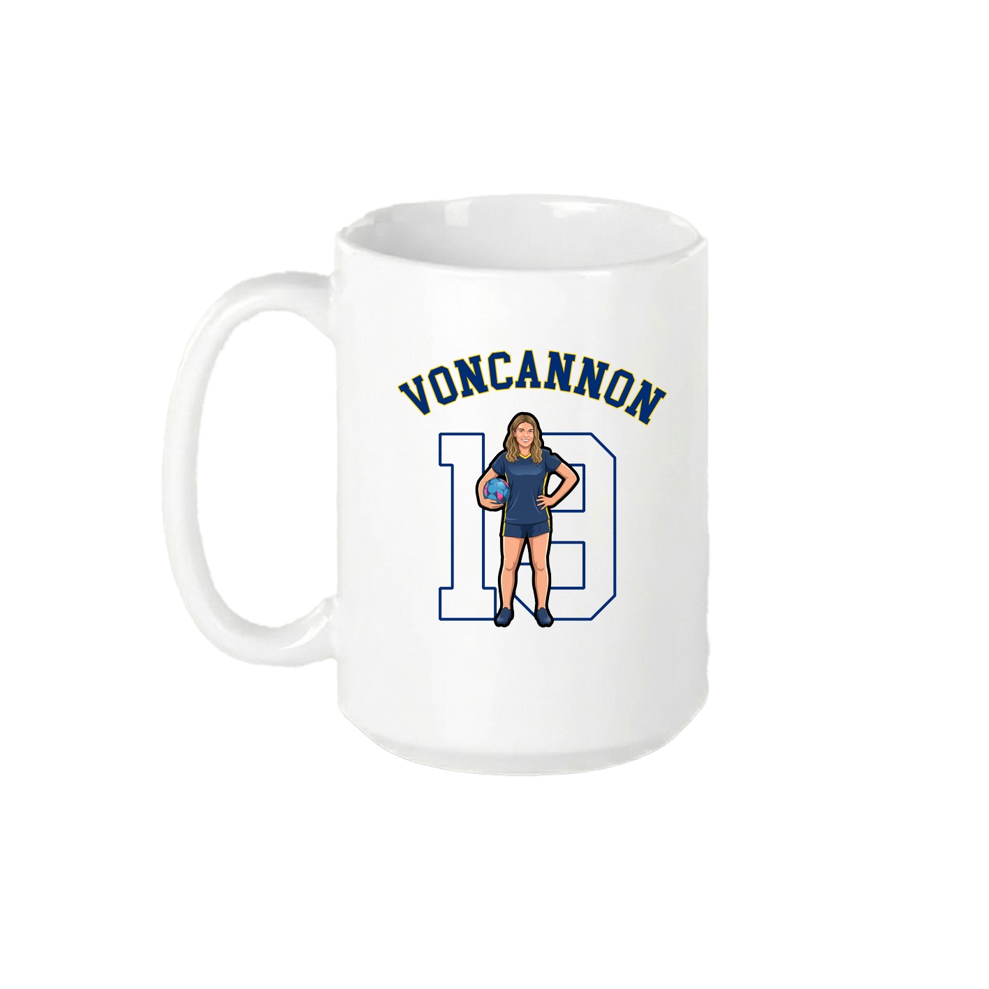 15oz Coffee Mug — Shirsey Arch in White