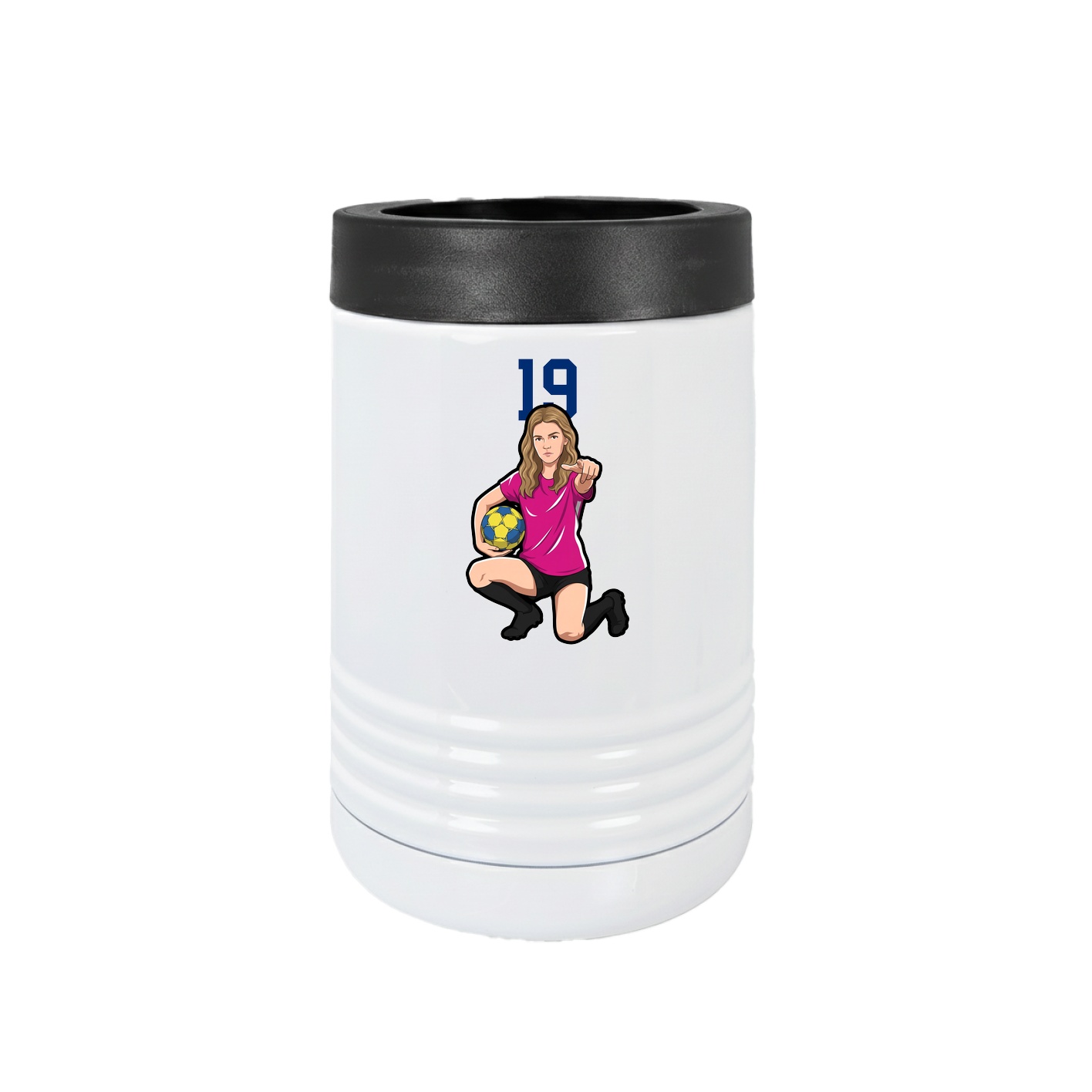 Beverage Holder — Number Top in White