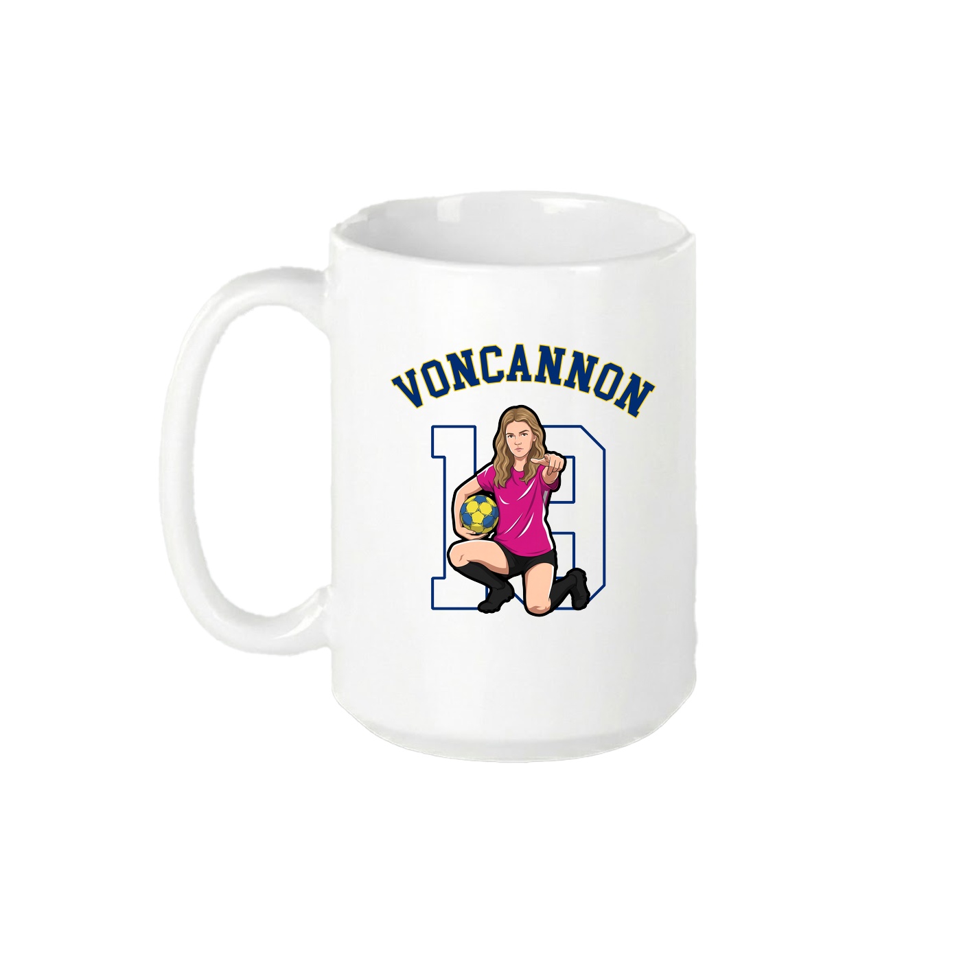 15oz Coffee Mug — Shirsey Arch in White