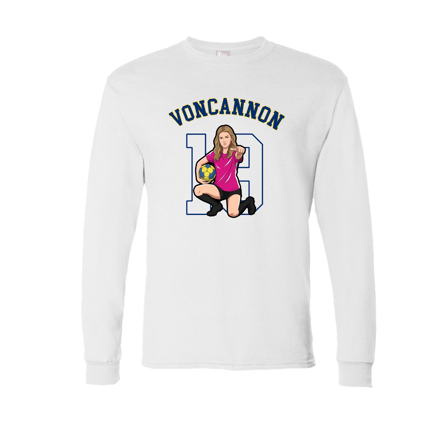 Long Sleeve Tee — Shirsey Arch in White