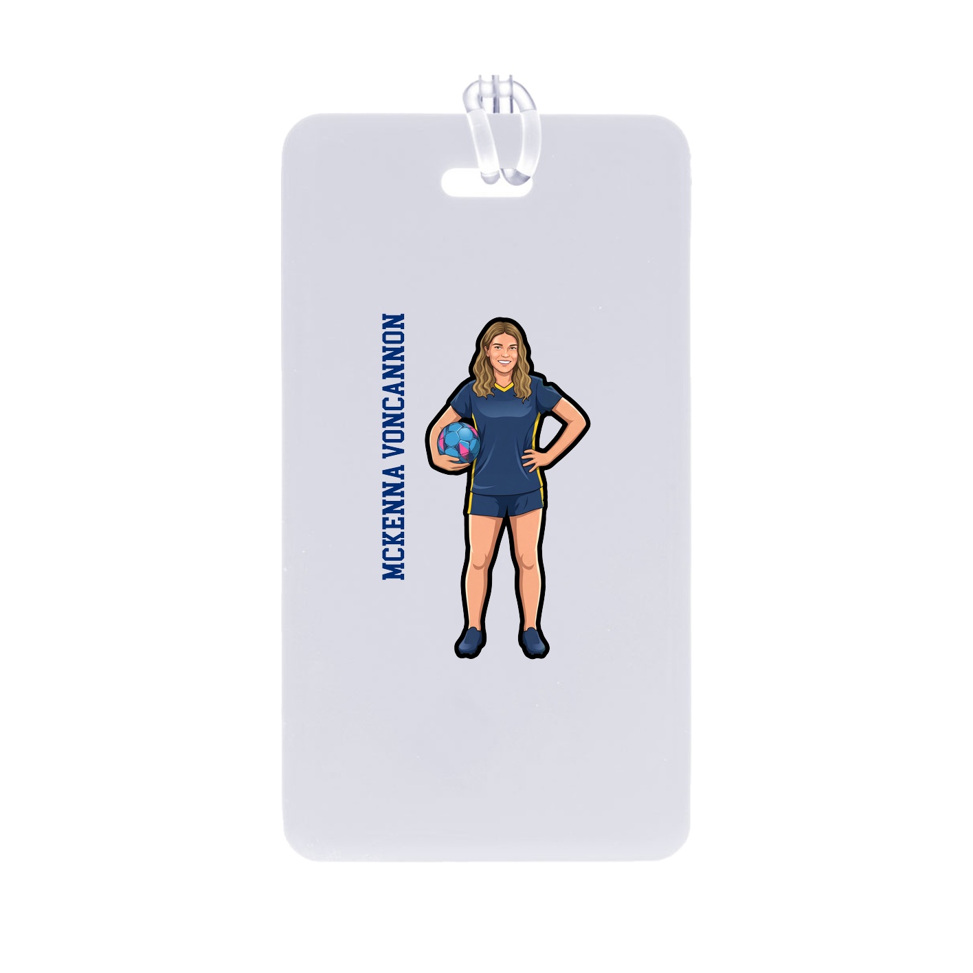 Bag Tag — Name Vertical in Classic