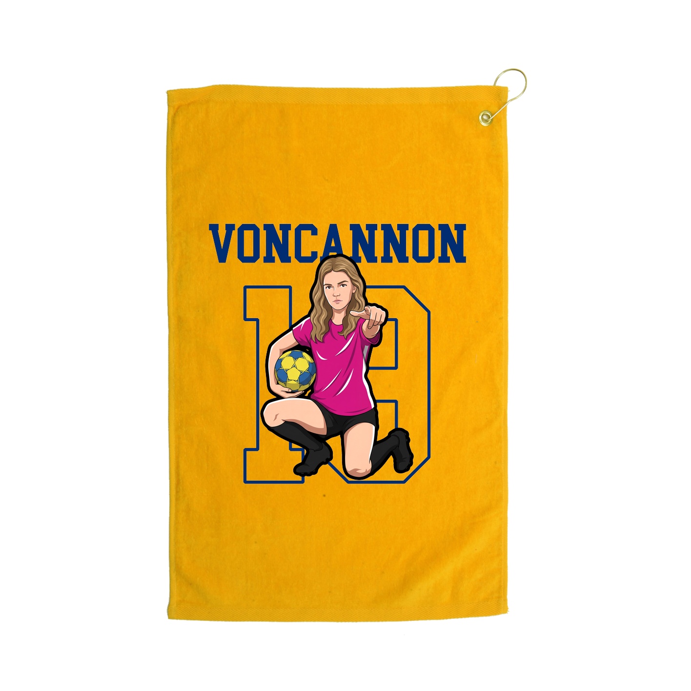 Golf Towel — Shirsey in Gold